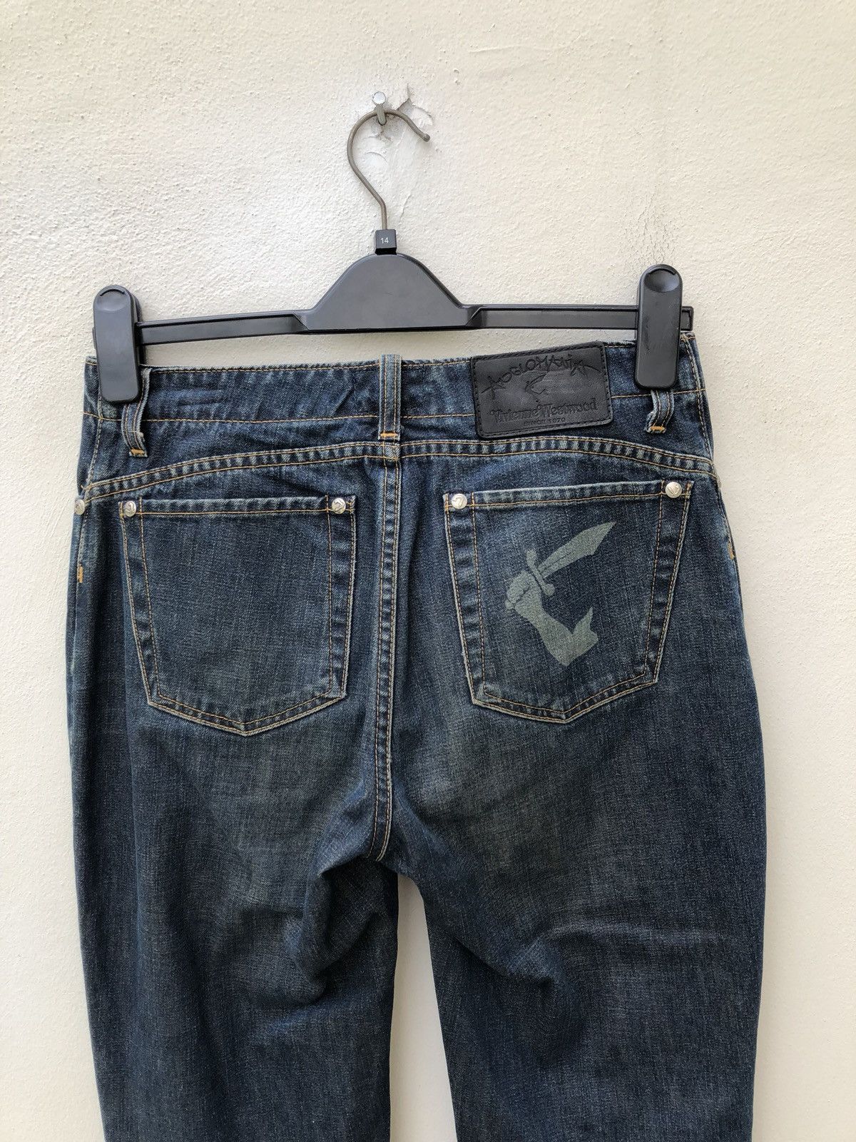 Vivienne Westwood VW Anglomania Made in Italy Denim Jeans Size 28" / US 6 / IT 42 - 7 Thumbnail