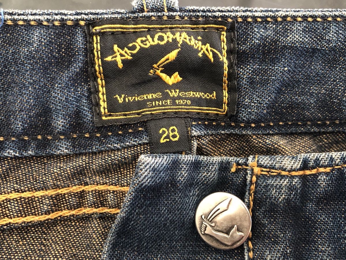 Vivienne Westwood VW Anglomania Made in Italy Denim Jeans Size 28" / US 6 / IT 42 - 20 Thumbnail