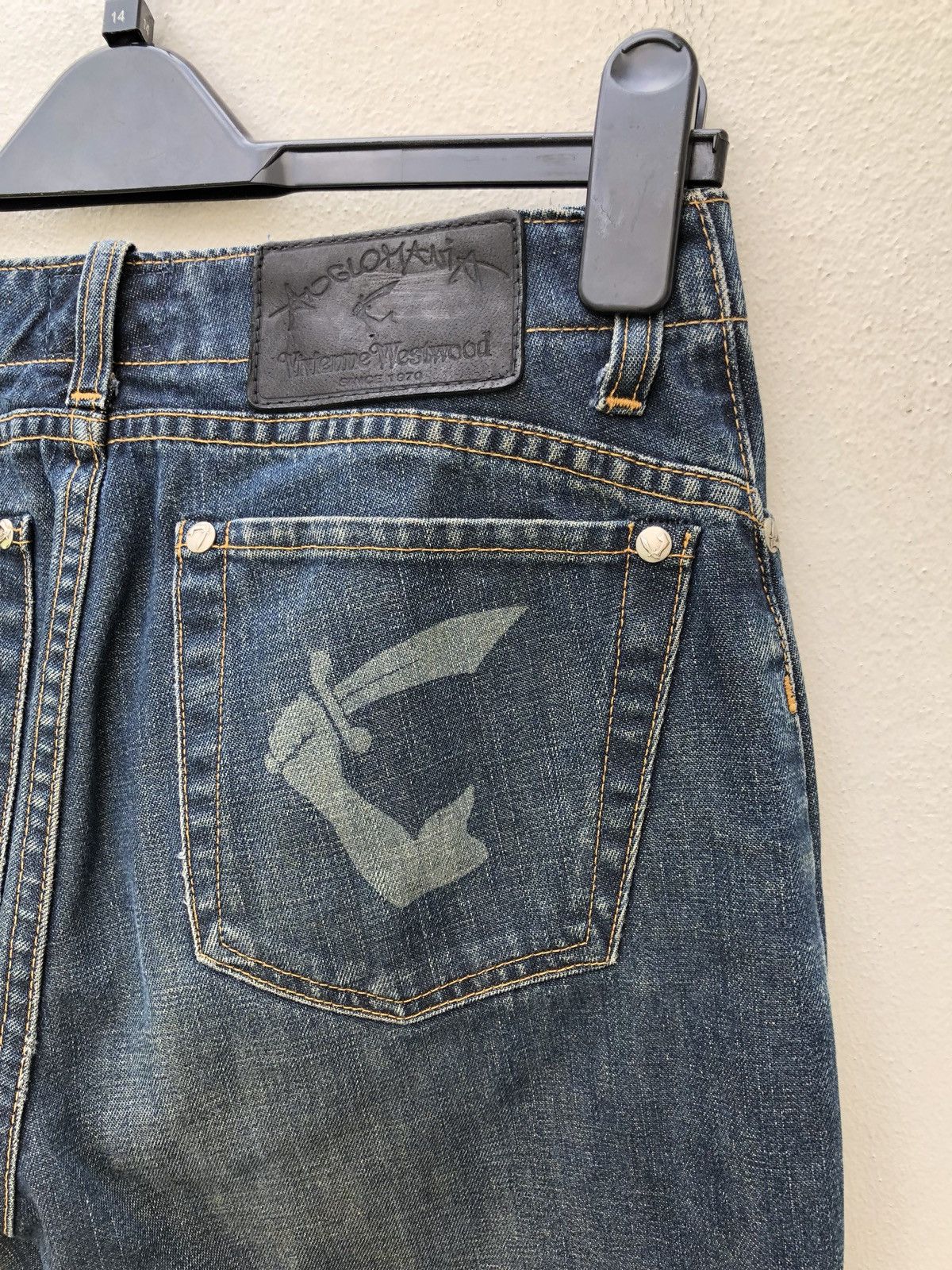 Vivienne Westwood VW Anglomania Made in Italy Denim Jeans Size 28" / US 6 / IT 42 - 8 Thumbnail