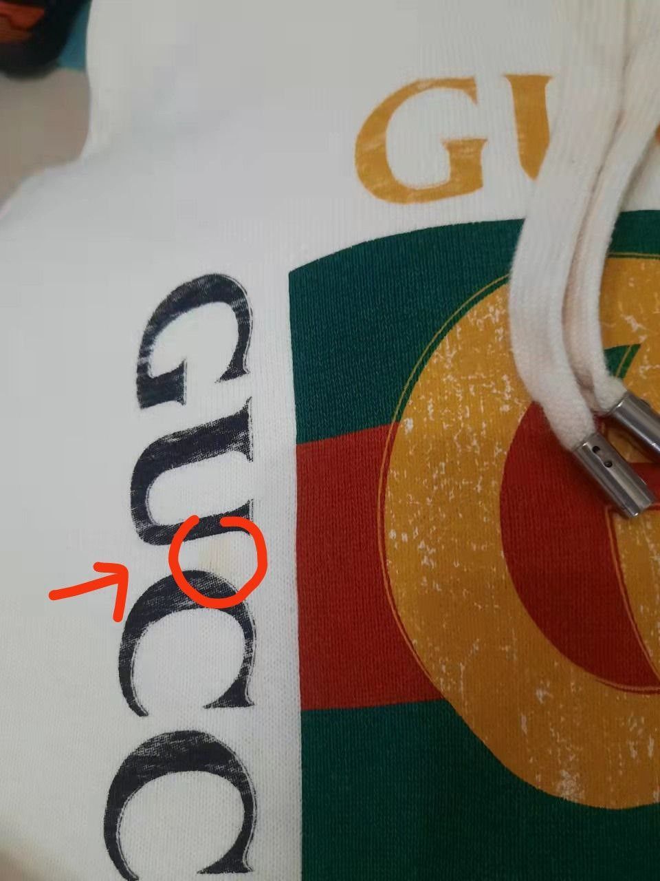 Gucci Vintage Square Bootleg Distressed Logo Hoodie Size US XS / EU 42 / 0 - 11 Thumbnail