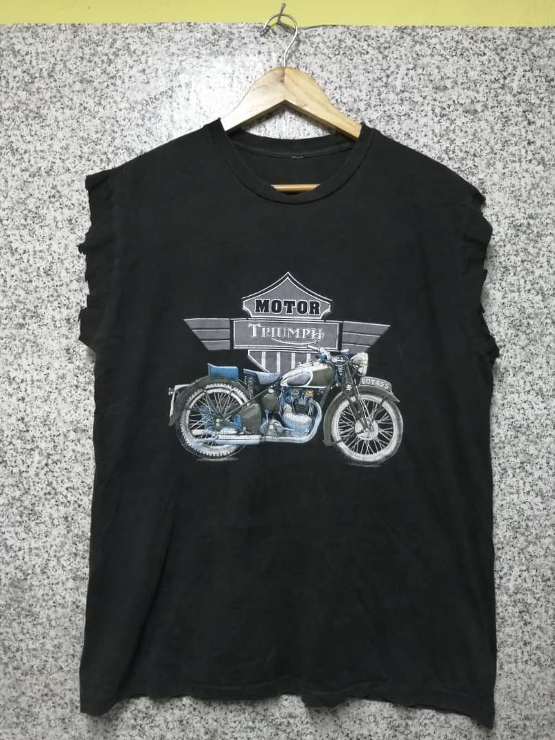 Indian Motorcycle × Vintage VINTAGE MOTOR TRIUMPH VERY RARE Size US M / EU 48-50 / 2 - 1 Thumbnail