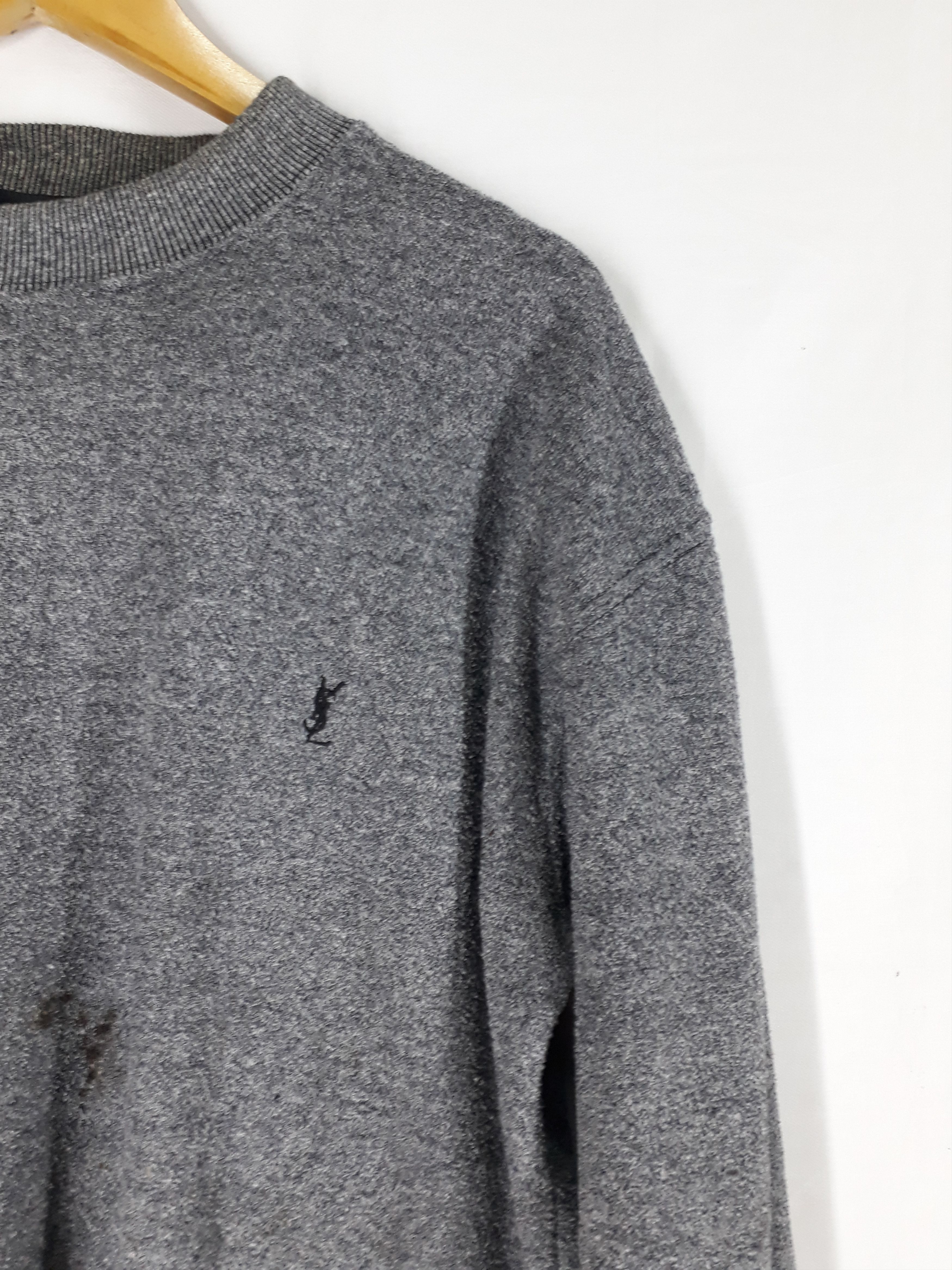 Yves Saint Laurent Vintage Ysl Sweatshirt Logo Spell Out Size US L / EU 52-54 / 3 - 8 Thumbnail