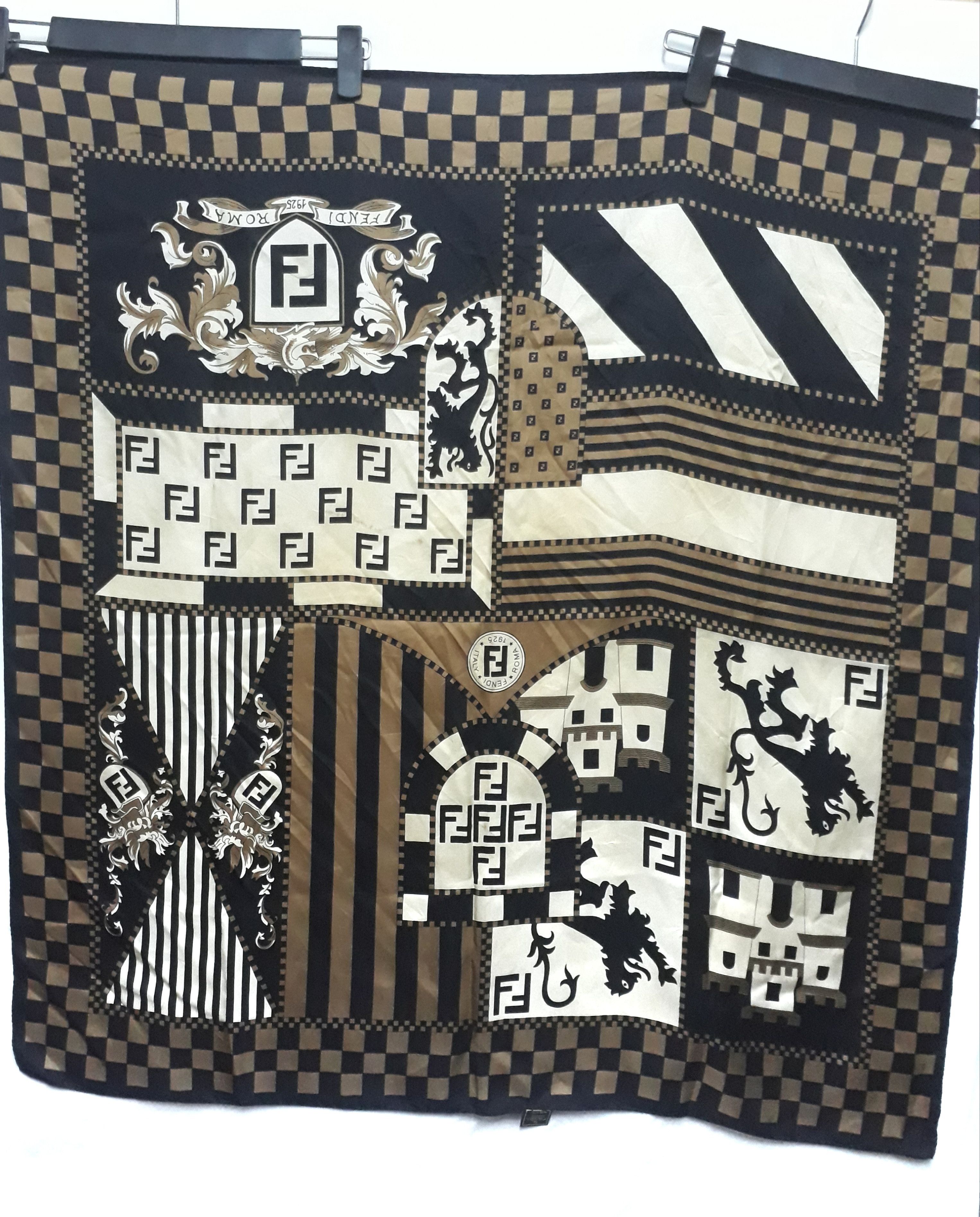 Fendi Fendi bandana pocket square Size ONE SIZE - 7 Thumbnail