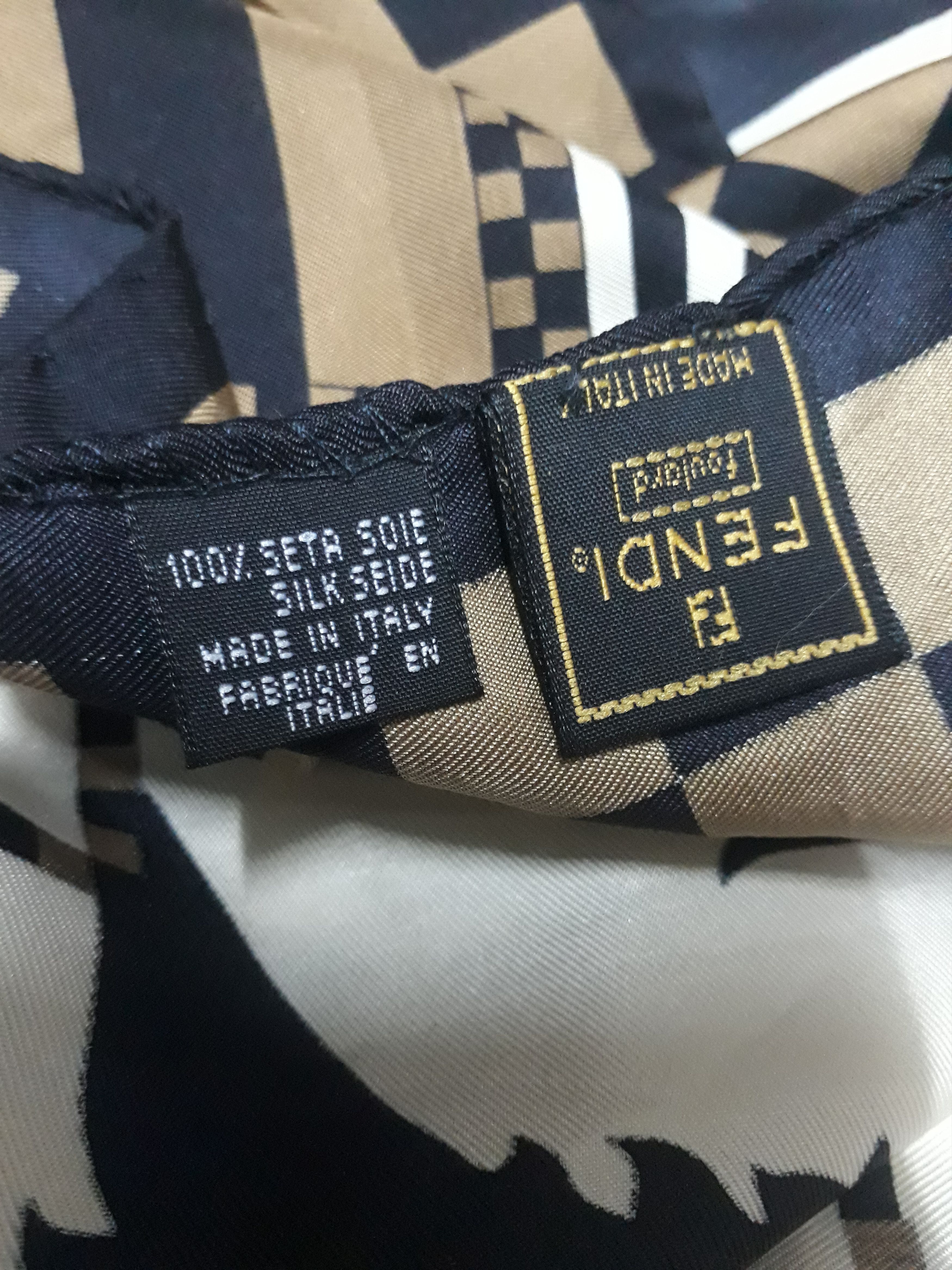Fendi Fendi bandana pocket square Size ONE SIZE - 2 Thumbnail