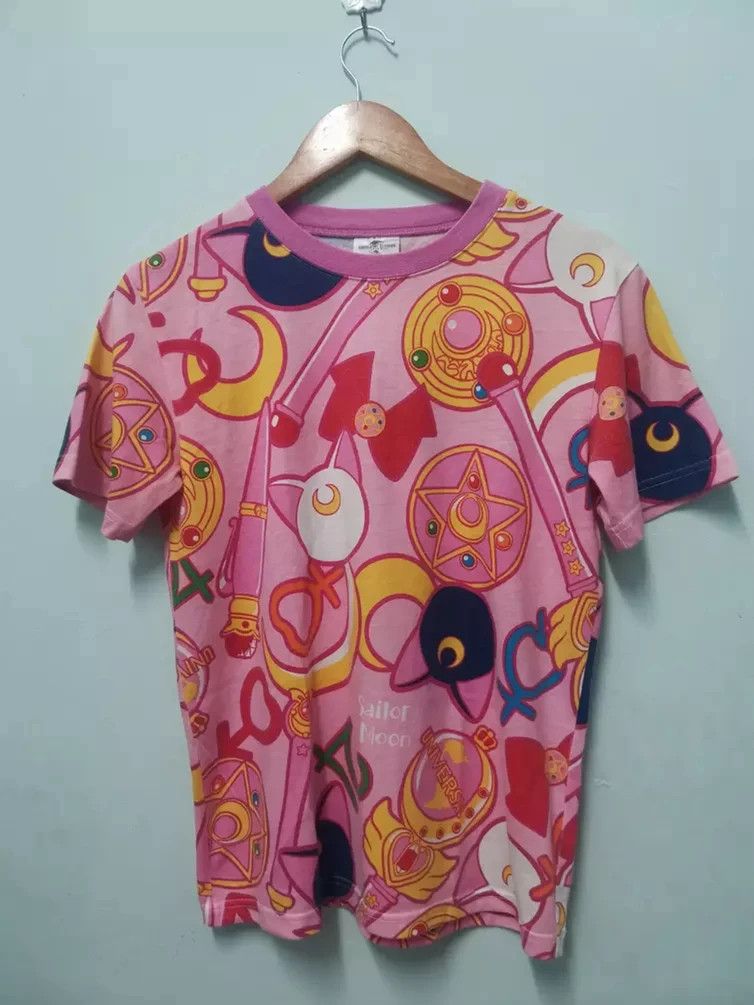 Anime Vintage Sailor Moon Japan Anime Tee Akira Evangelion Bleach Size US S / EU 44-46 / 1 - 2 Thumbnail