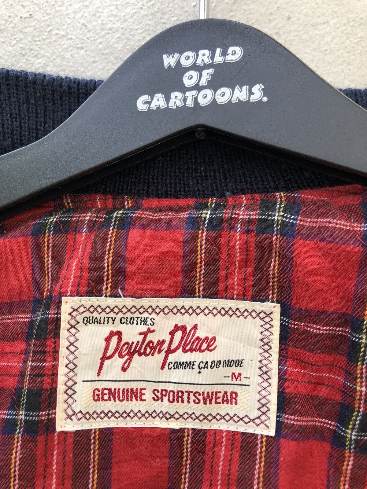 Japanese Brand × PPFM Vintage PPFM X Comme Ca Du Mode Fleece Varsity Bomber Jacket Size US M / EU 48-50 / 2 - 16 Thumbnail