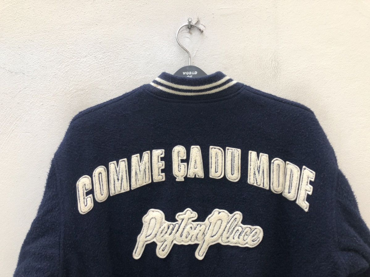 Japanese Brand × PPFM Vintage PPFM X Comme Ca Du Mode Fleece Varsity Bomber Jacket Size US M / EU 48-50 / 2 - 7 Thumbnail