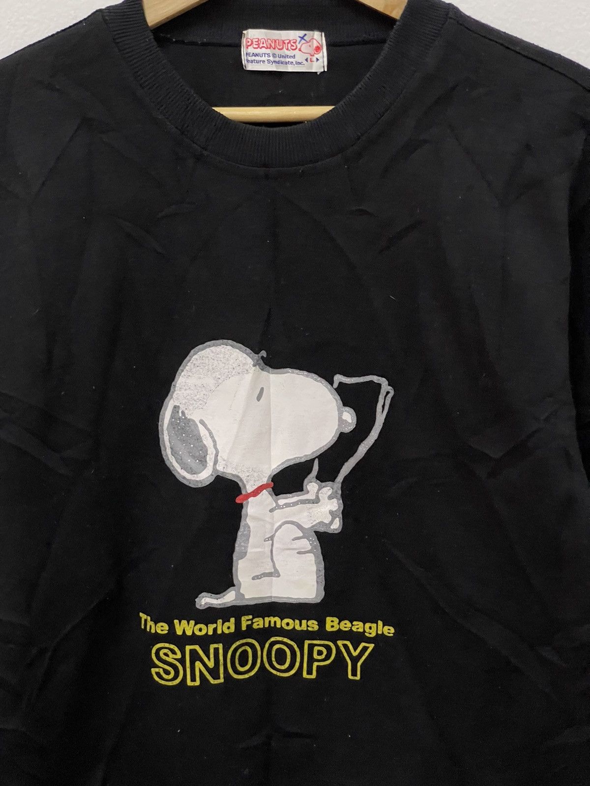 Peanuts × Vintage Vintage Snoopy Printed Big Logo Sweatshirt Size US M / EU 48-50 / 2 - 2 Thumbnail