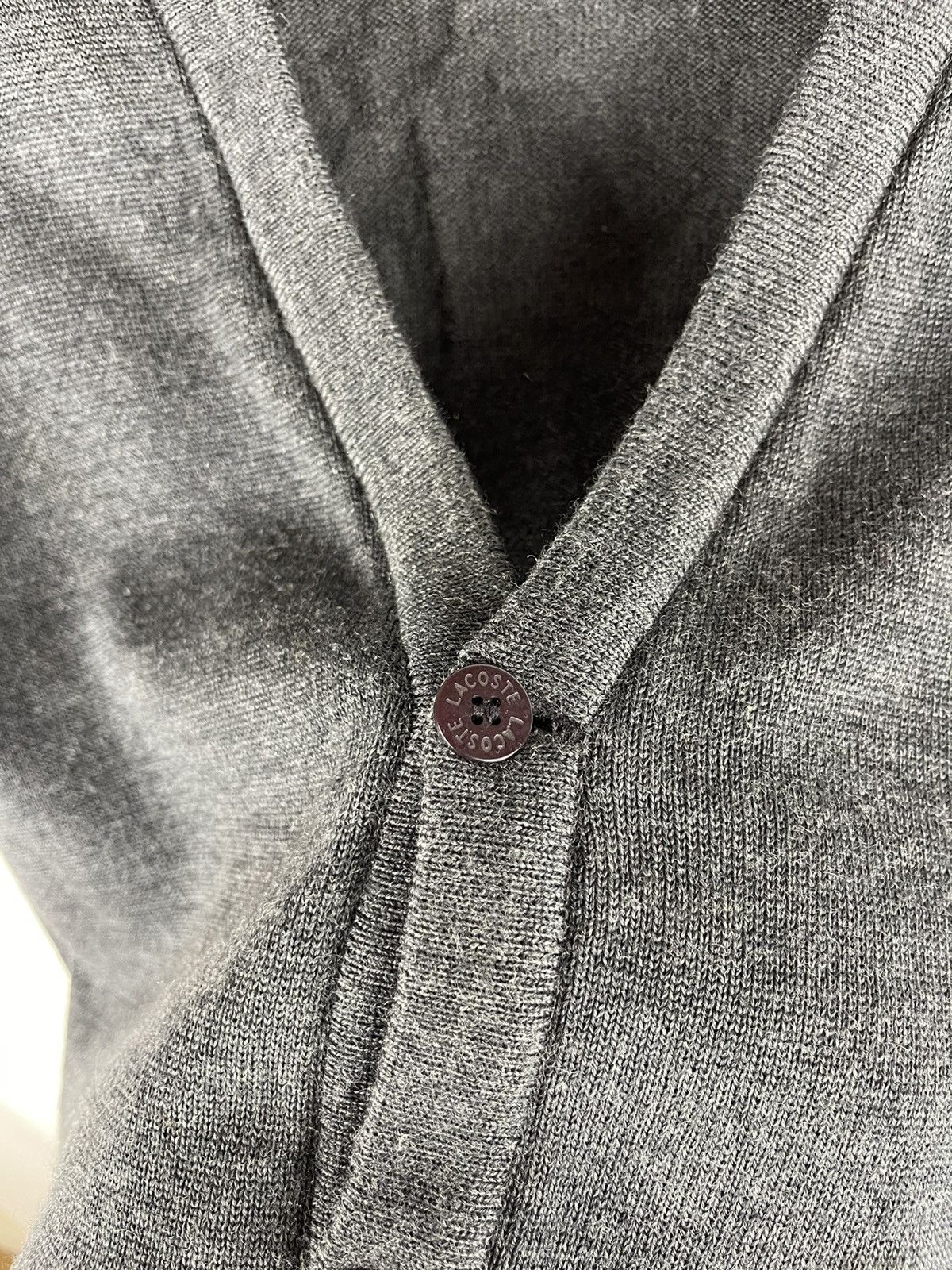 Lacoste Lacoste vintage cardigan knitwear sweater jumper pockets Size US XL / EU 56 / 4 - 9 Thumbnail