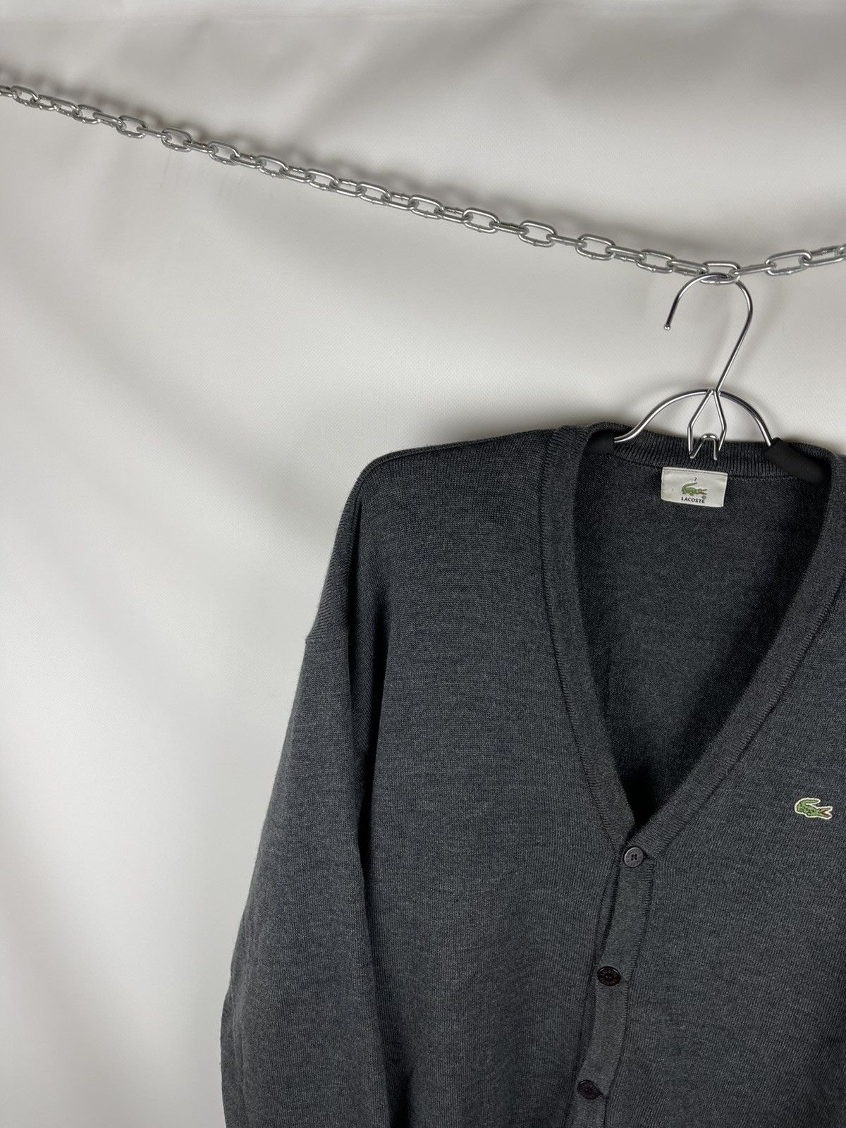 Lacoste Lacoste vintage cardigan knitwear sweater jumper pockets Size US XL / EU 56 / 4 - 2 Thumbnail