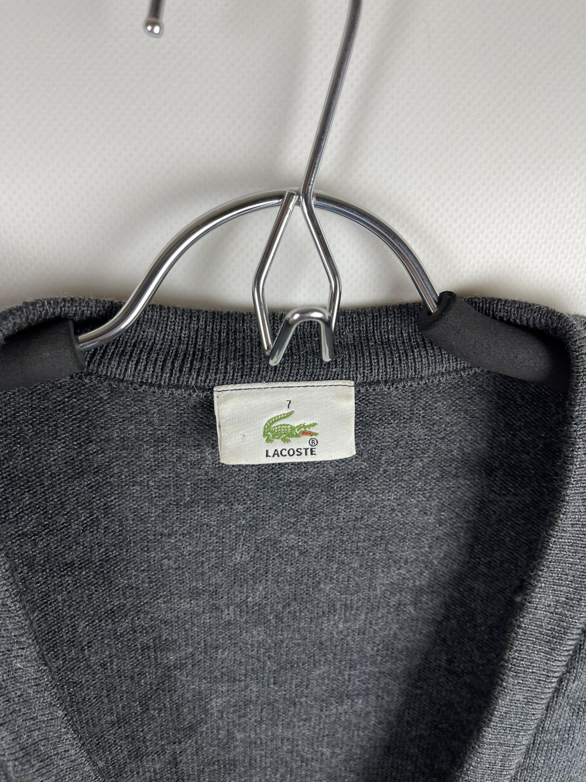 Lacoste Lacoste vintage cardigan knitwear sweater jumper pockets Size US XL / EU 56 / 4 - 7 Thumbnail