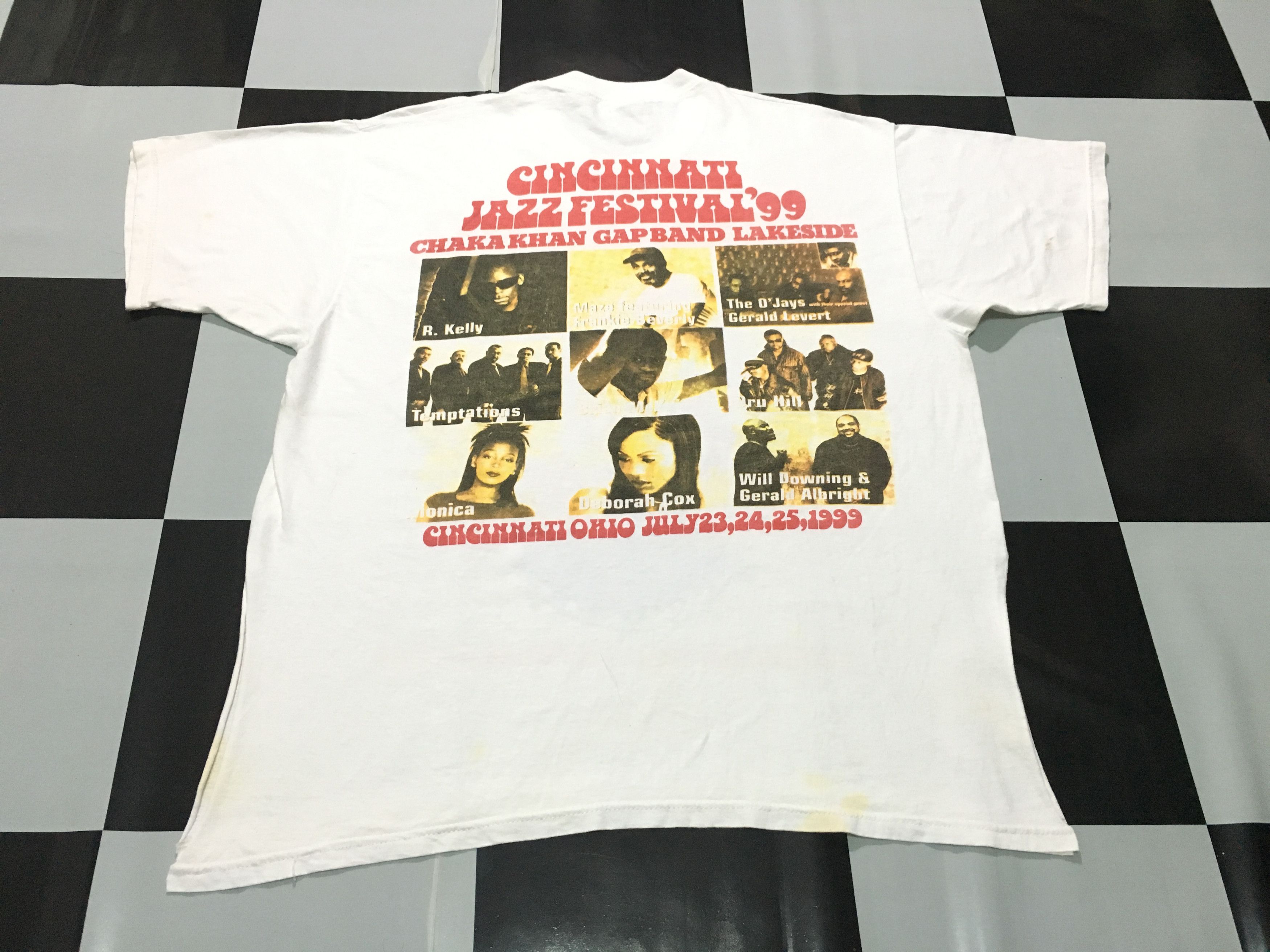 Band Tees × Rap Tees × Vintage Vintage Cincinnati Jazz festival shirt 1999 Rap tee 90s Size US XL / EU 56 / 4 - 3 Thumbnail