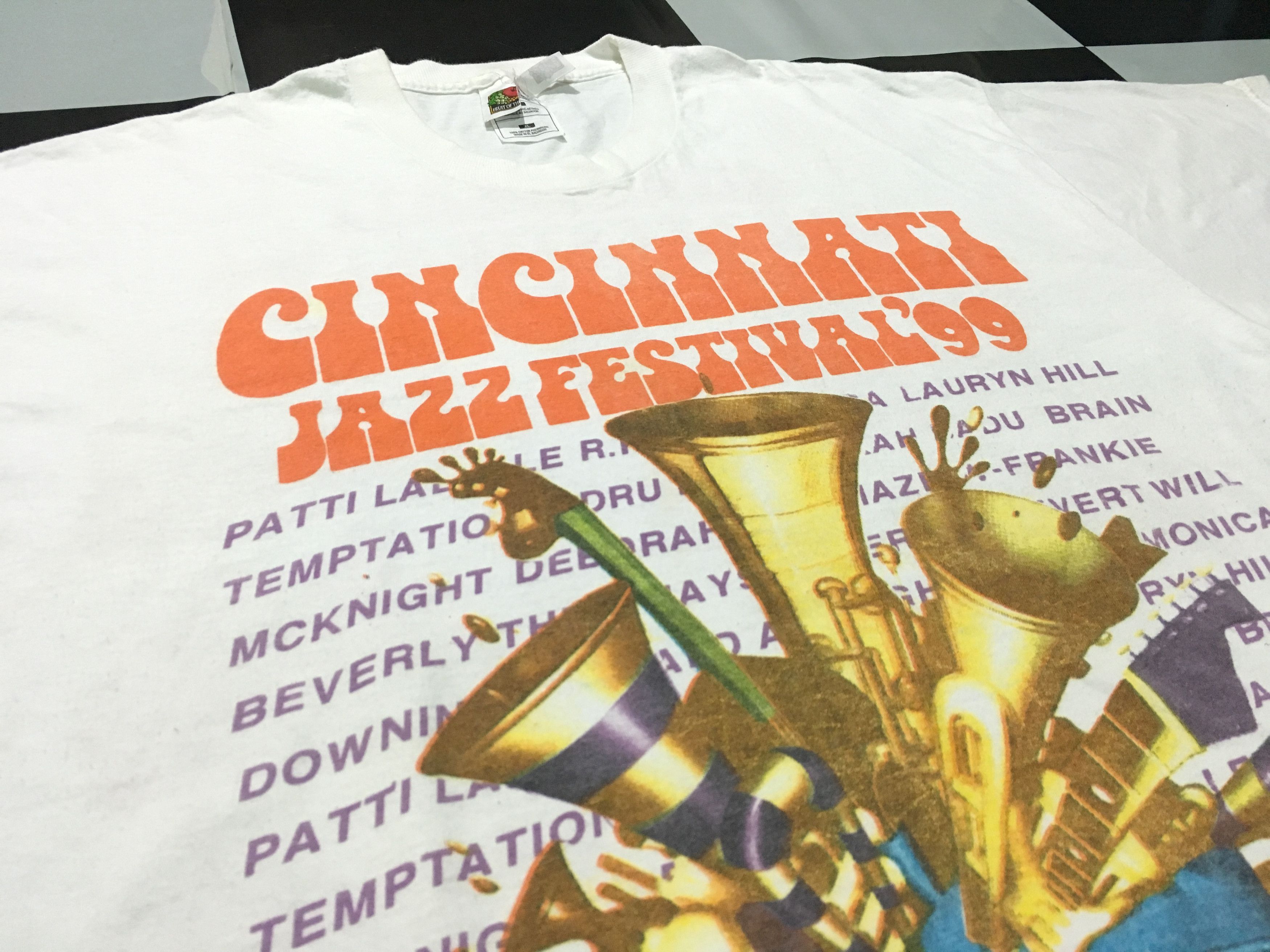 Band Tees × Rap Tees × Vintage Vintage Cincinnati Jazz festival shirt 1999 Rap tee 90s Size US XL / EU 56 / 4 - 6 Thumbnail