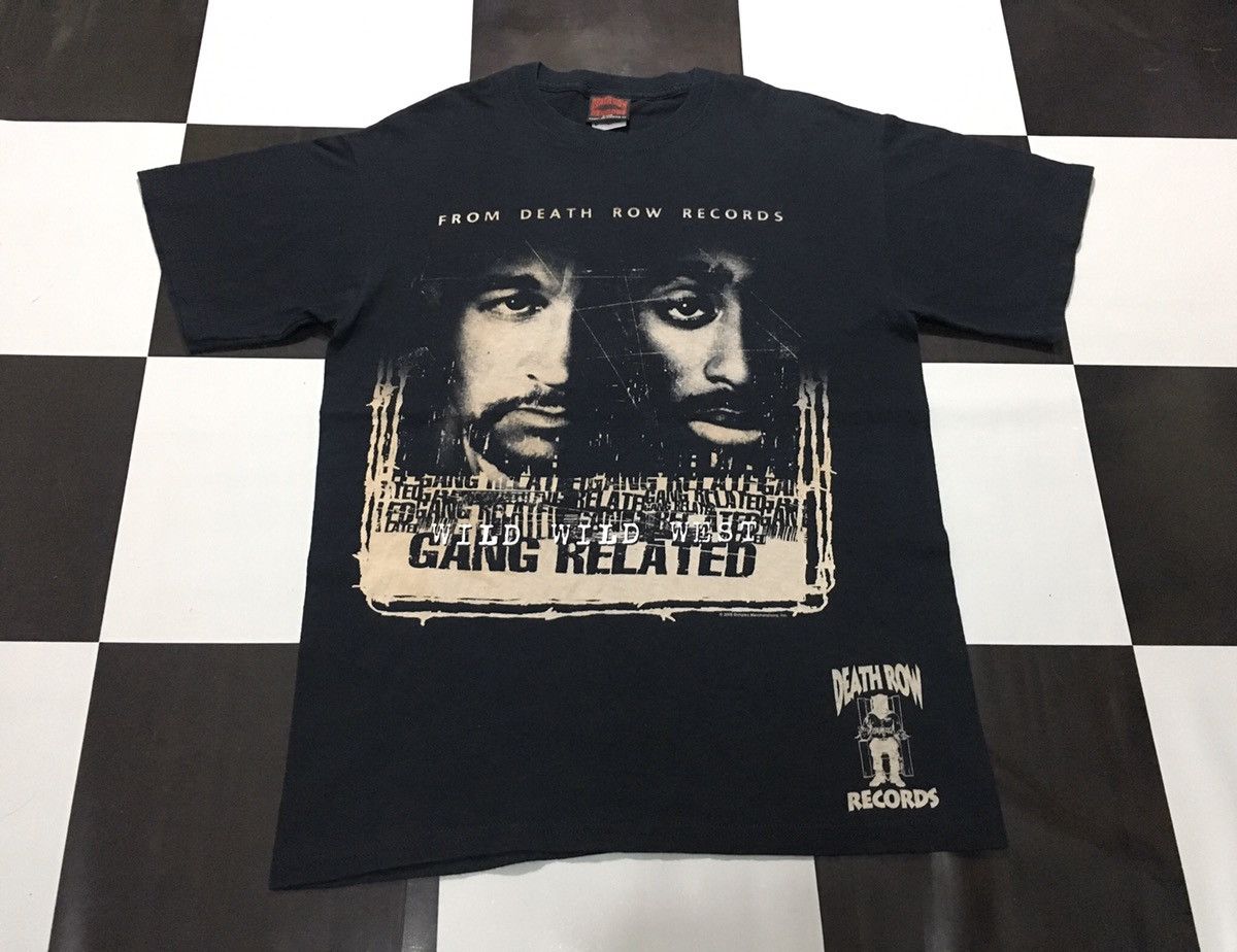 Rap Tees × Vintage Vintage Tupac Shirt Gang Related Death Row Records Film Size US M / EU 48-50 / 2 - 2 Thumbnail