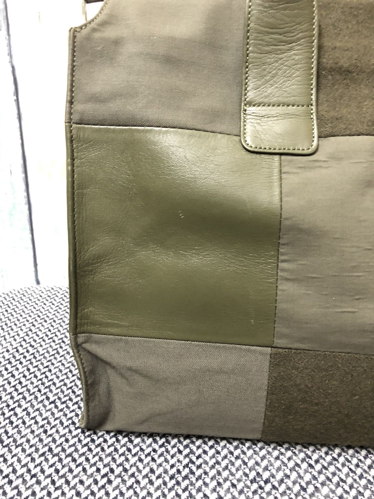 Yohji Yamamoto 🔥GRAIL🔥 90's Y'saccs Yohji Yamamoto patchwork leather bag Size ONE SIZE - 8 Thumbnail