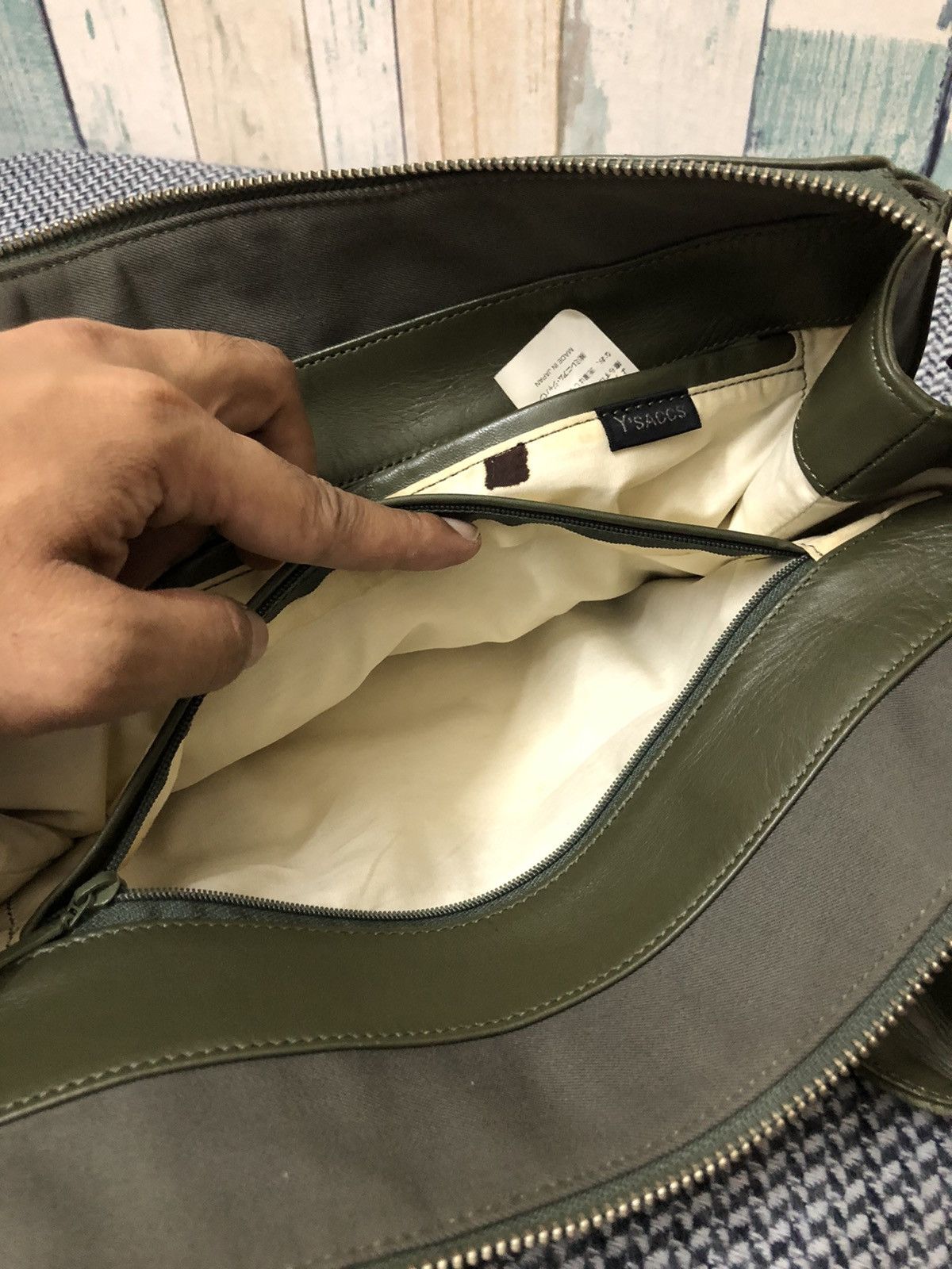 Yohji Yamamoto 🔥GRAIL🔥 90's Y'saccs Yohji Yamamoto patchwork leather bag Size ONE SIZE - 24 Thumbnail