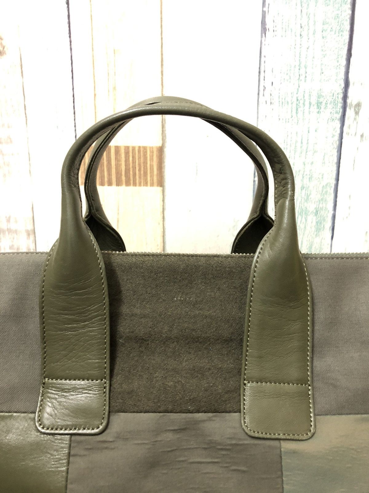 Yohji Yamamoto 🔥GRAIL🔥 90's Y'saccs Yohji Yamamoto patchwork leather bag Size ONE SIZE - 9 Thumbnail