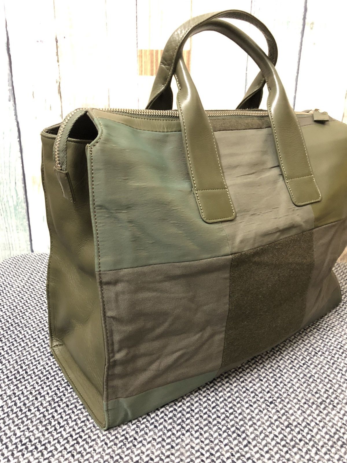 Yohji Yamamoto 🔥GRAIL🔥 90's Y'saccs Yohji Yamamoto patchwork leather bag Size ONE SIZE - 13 Thumbnail