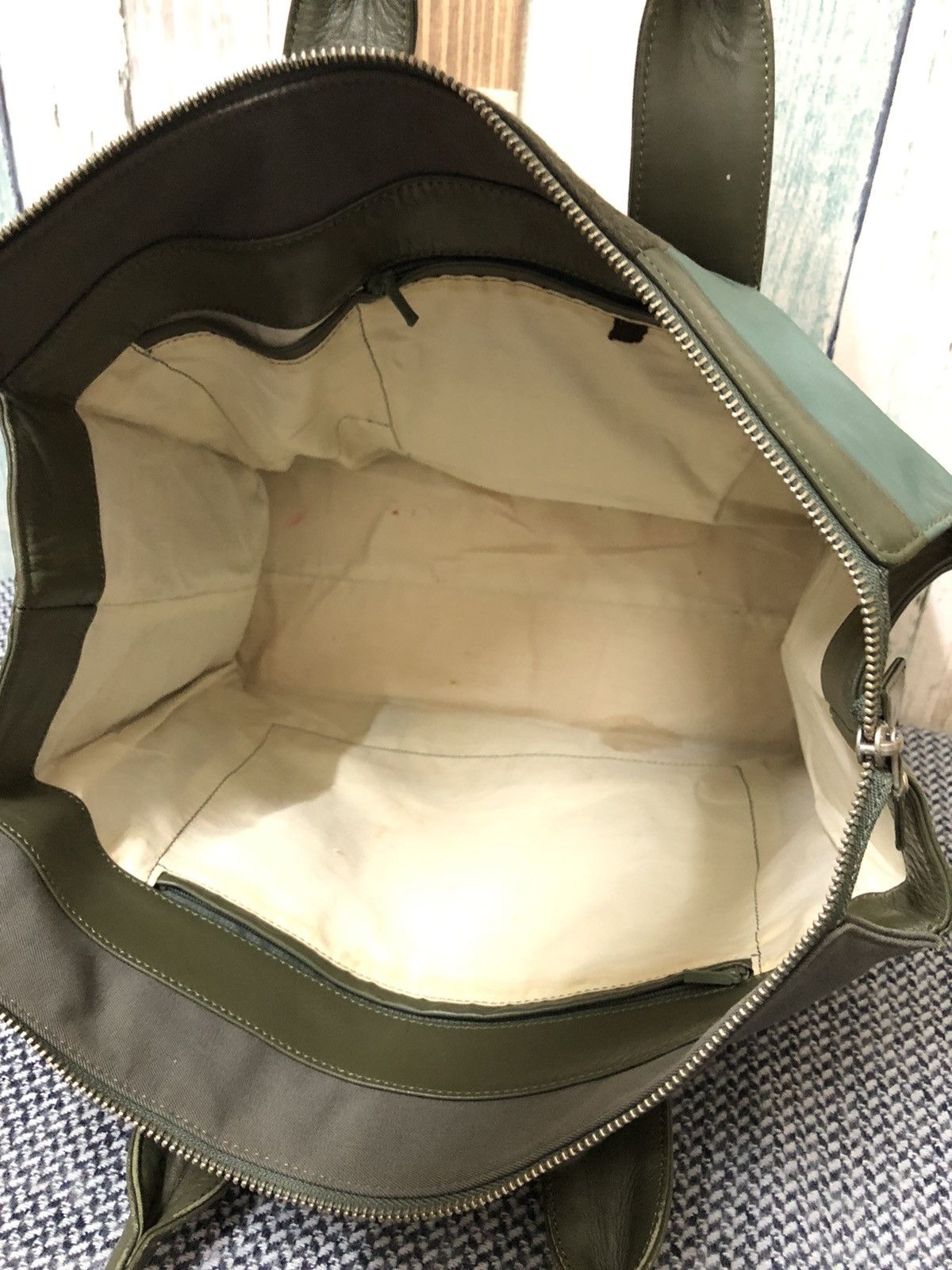 Yohji Yamamoto 🔥GRAIL🔥 90's Y'saccs Yohji Yamamoto patchwork leather bag Size ONE SIZE - 20 Thumbnail