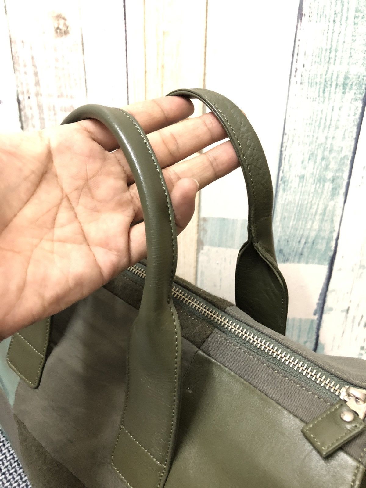 Yohji Yamamoto 🔥GRAIL🔥 90's Y'saccs Yohji Yamamoto patchwork leather bag Size ONE SIZE - 15 Thumbnail