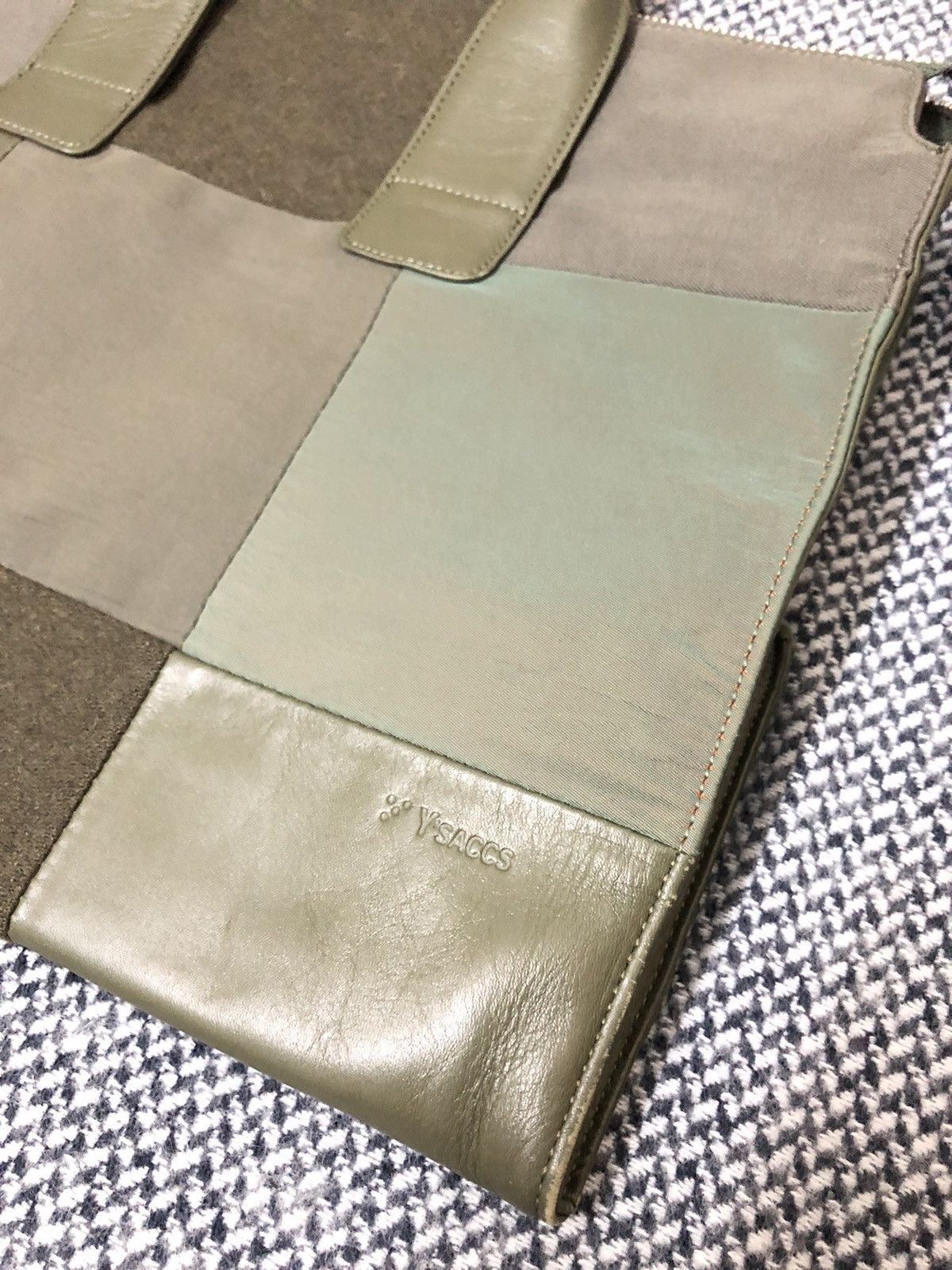 Yohji Yamamoto 🔥GRAIL🔥 90's Y'saccs Yohji Yamamoto patchwork leather bag Size ONE SIZE - 18 Thumbnail
