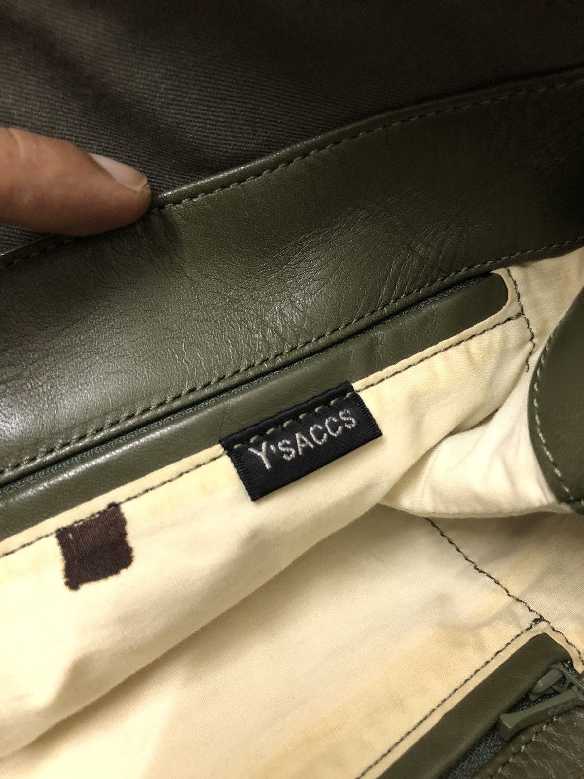 Yohji Yamamoto 🔥GRAIL🔥 90's Y'saccs Yohji Yamamoto patchwork leather bag Size ONE SIZE - 21 Thumbnail