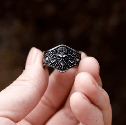 Jewelry 316L Creative Octopus Ring Size ONE SIZE - 1 Thumbnail