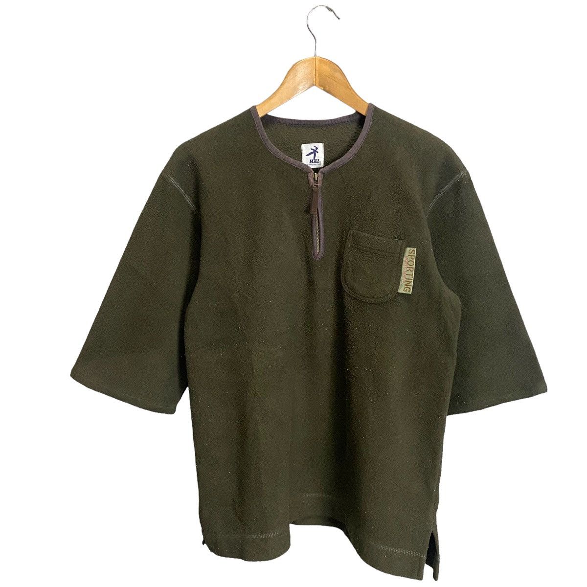 Hai Sporting Gear Hai Sporting Gear by issey miyake 3/4 sleeve fleece Size US M / EU 48-50 / 2 - 1 Thumbnail