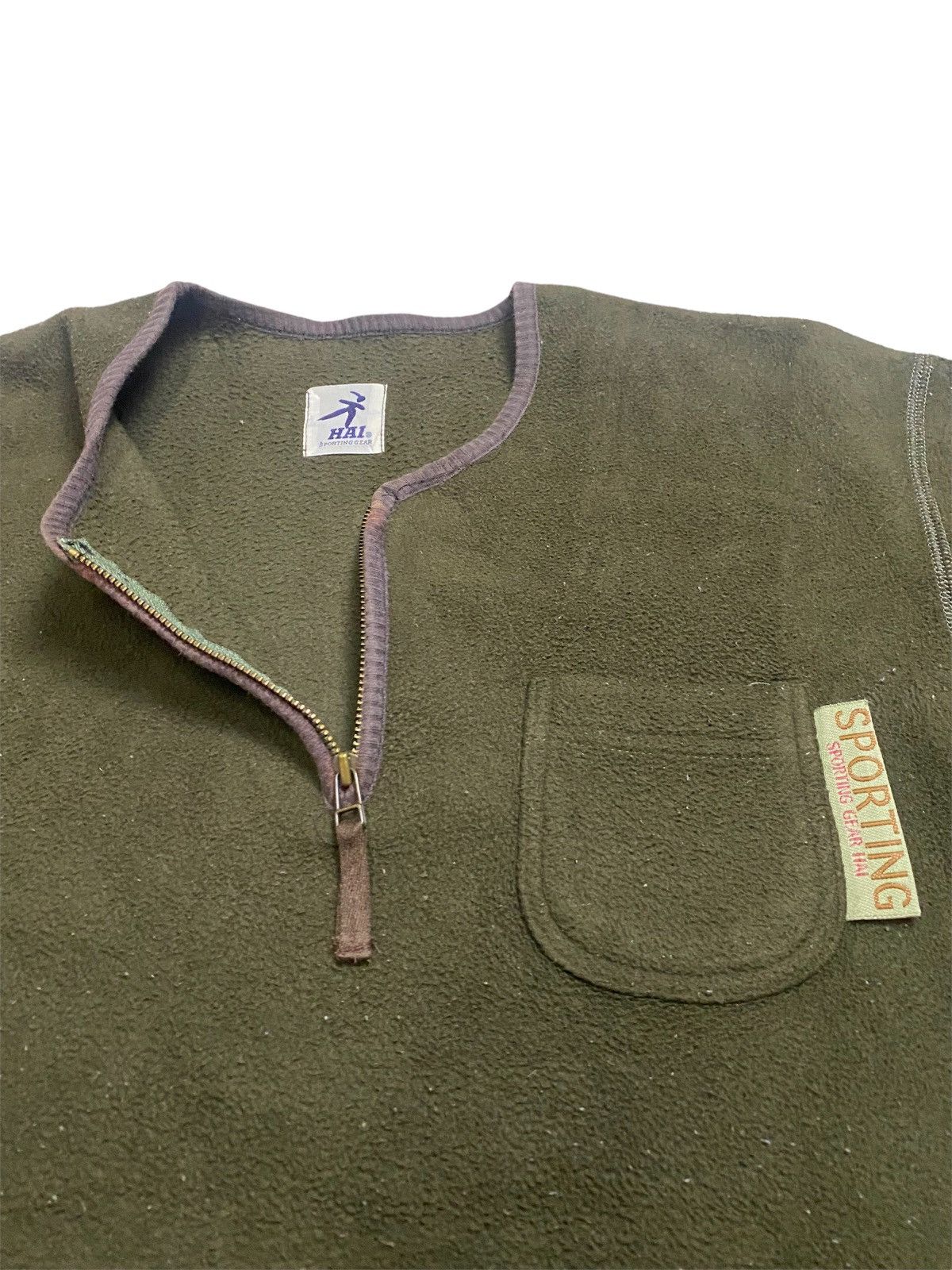 Hai Sporting Gear Hai Sporting Gear by issey miyake 3/4 sleeve fleece Size US M / EU 48-50 / 2 - 6 Thumbnail