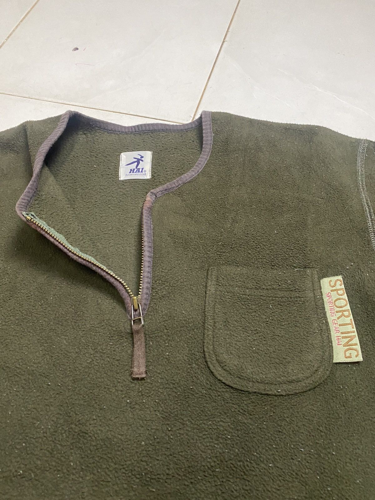 Hai Sporting Gear Hai Sporting Gear by issey miyake 3/4 sleeve fleece Size US M / EU 48-50 / 2 - 7 Thumbnail