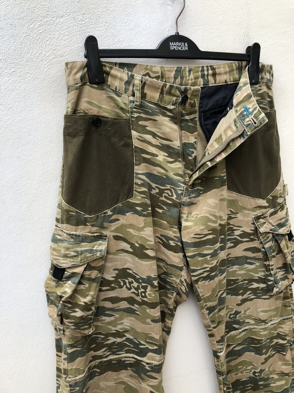 Vintage PPFM Camouflage Parachute Cargo Trouser Pant Size US 32 / EU 48 - 9 Thumbnail