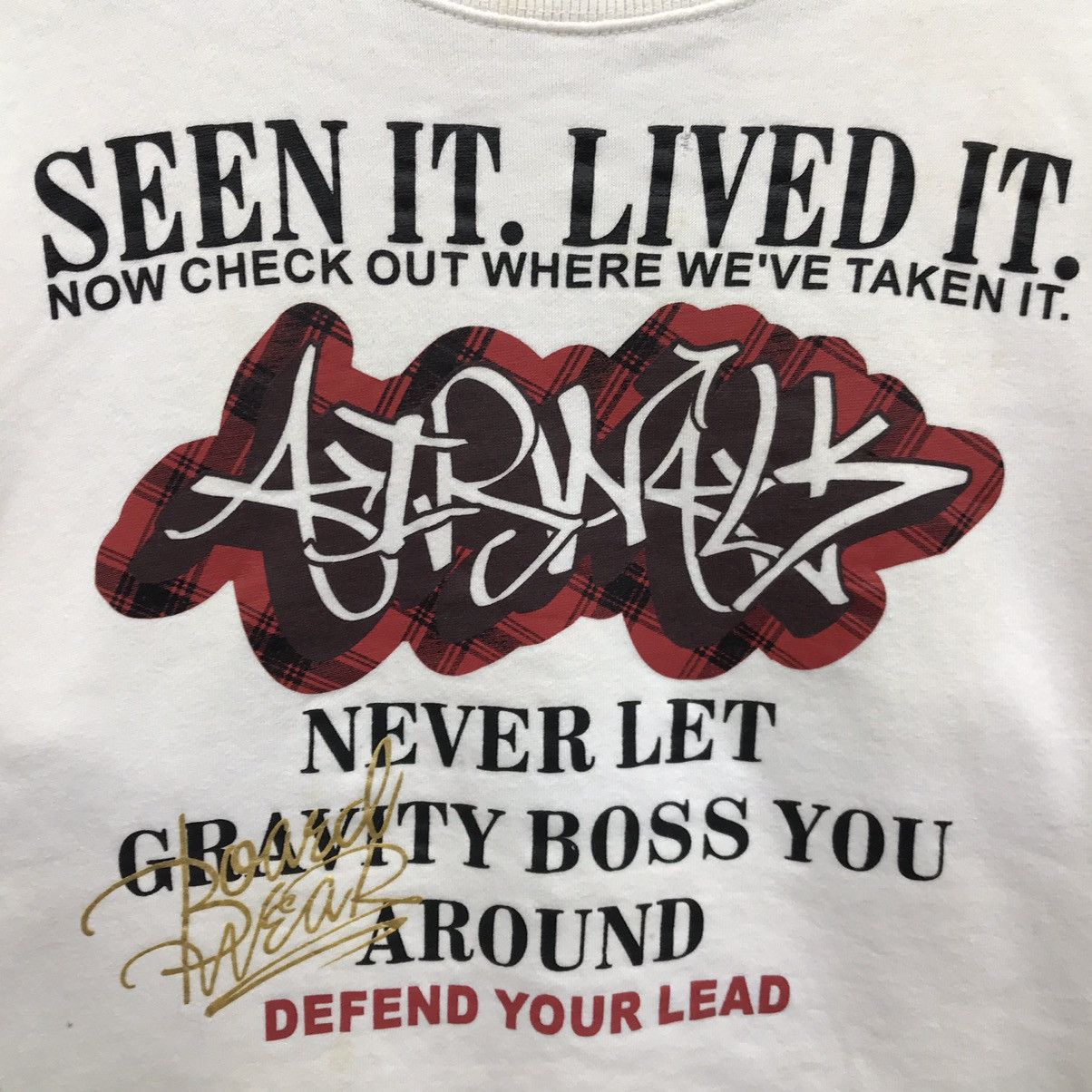 Airwalk × Japanese Brand × Vintage Vintage Airwalk Seen it Lived it Big Logo Sweatshirt Size US S / EU 44-46 / 1 - 5 Thumbnail