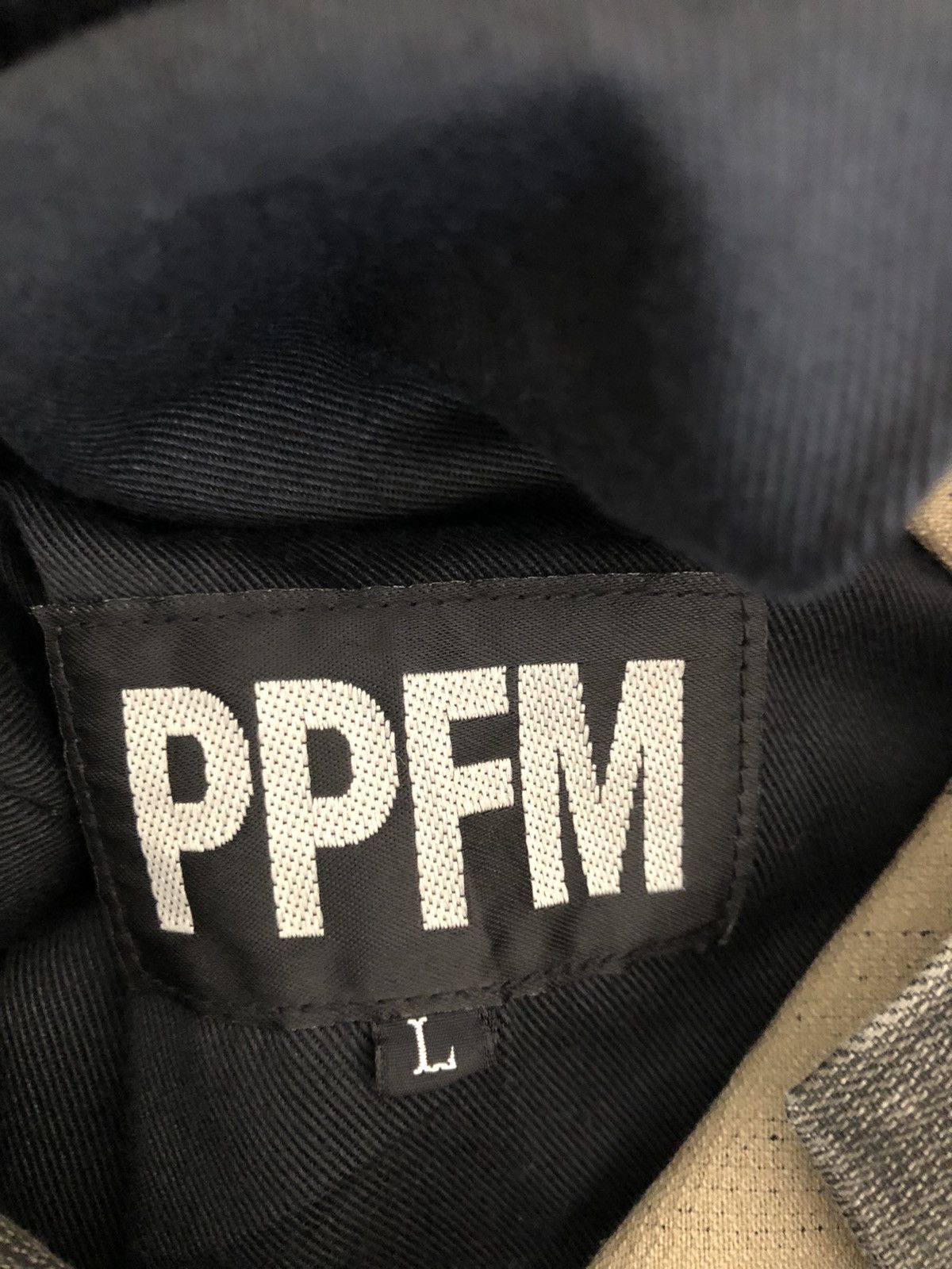 PPFM PPFM Faded Black Striped Parachute Cargo Trouser Pant Size US 32 / EU 48 - 18 Thumbnail