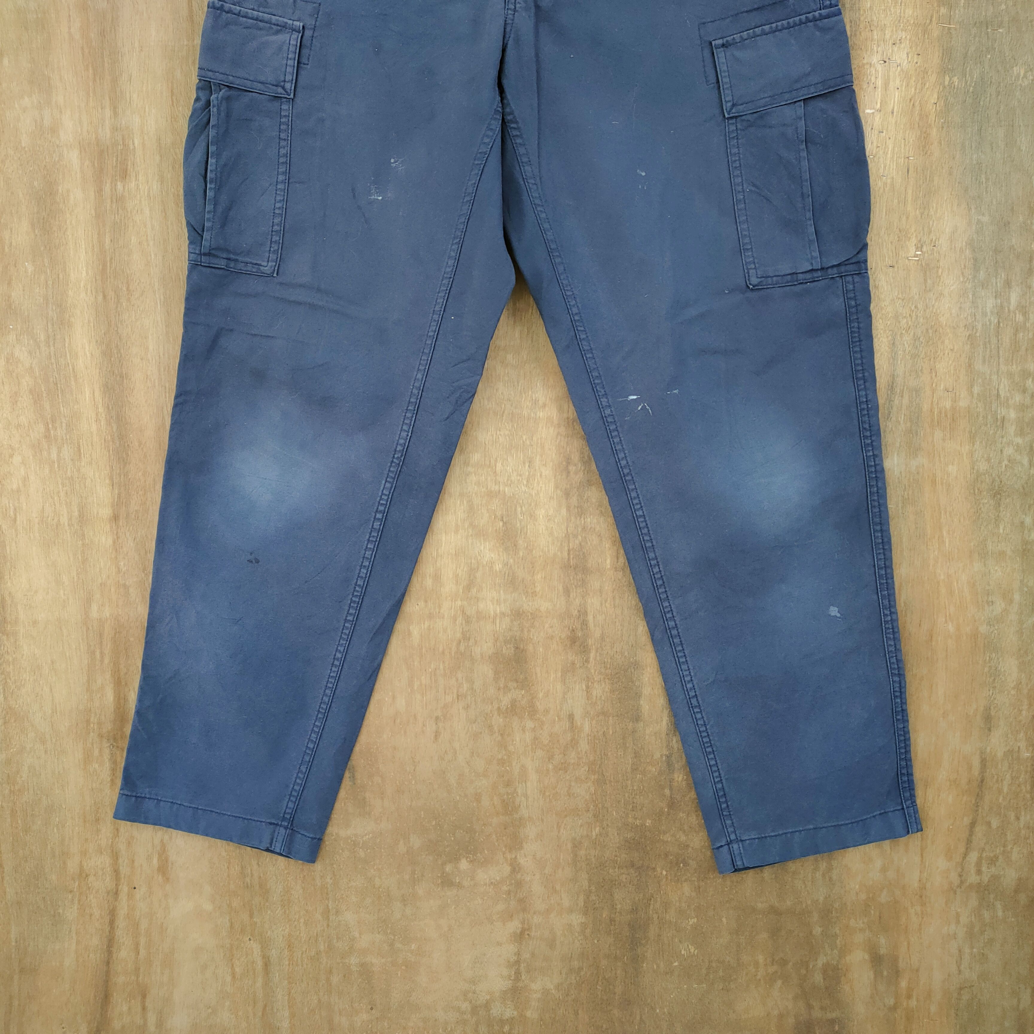 Japanese Brand JAPANESE BRAND FADED BAGGY CARGO PANTS Size US 32 / EU 48 - 3 Thumbnail