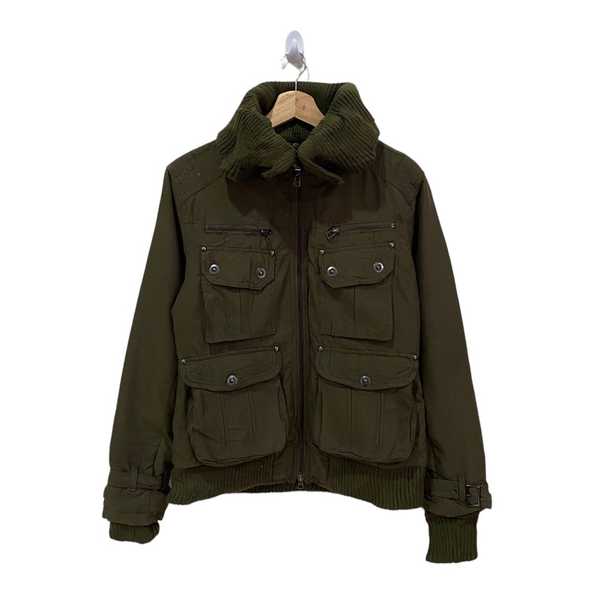 Final Home RARE BONDAGE STRAP BENO MULTIPOCKET UTILITY JACKET Size US S / EU 44-46 / 1 - 2 Thumbnail