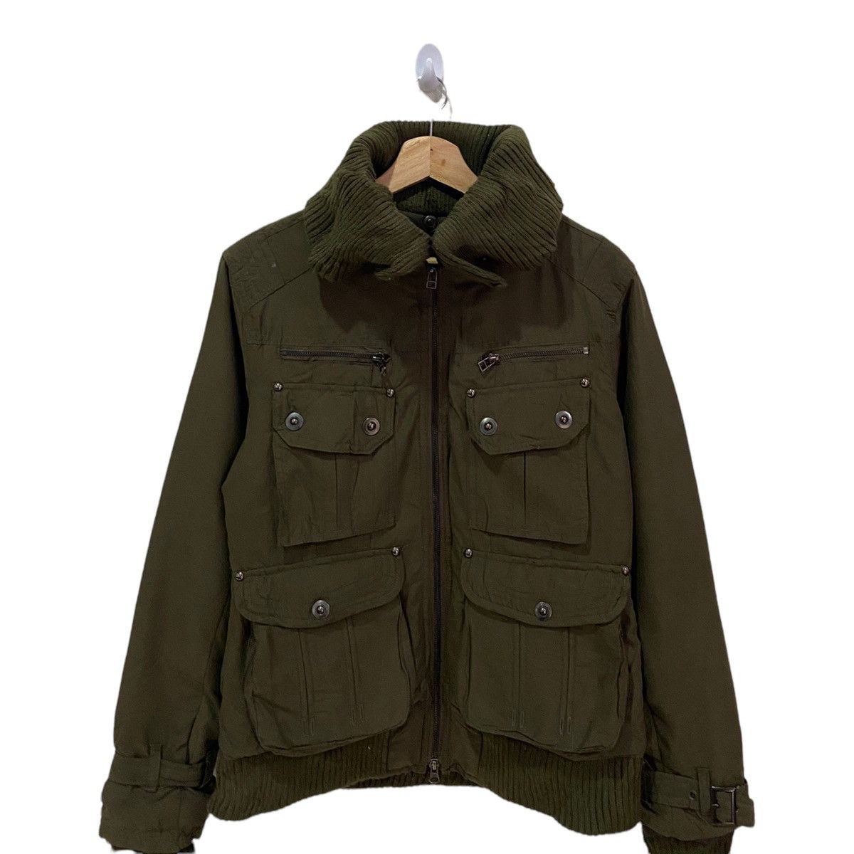 Final Home RARE BONDAGE STRAP BENO MULTIPOCKET UTILITY JACKET Size US S / EU 44-46 / 1 - 7 Thumbnail