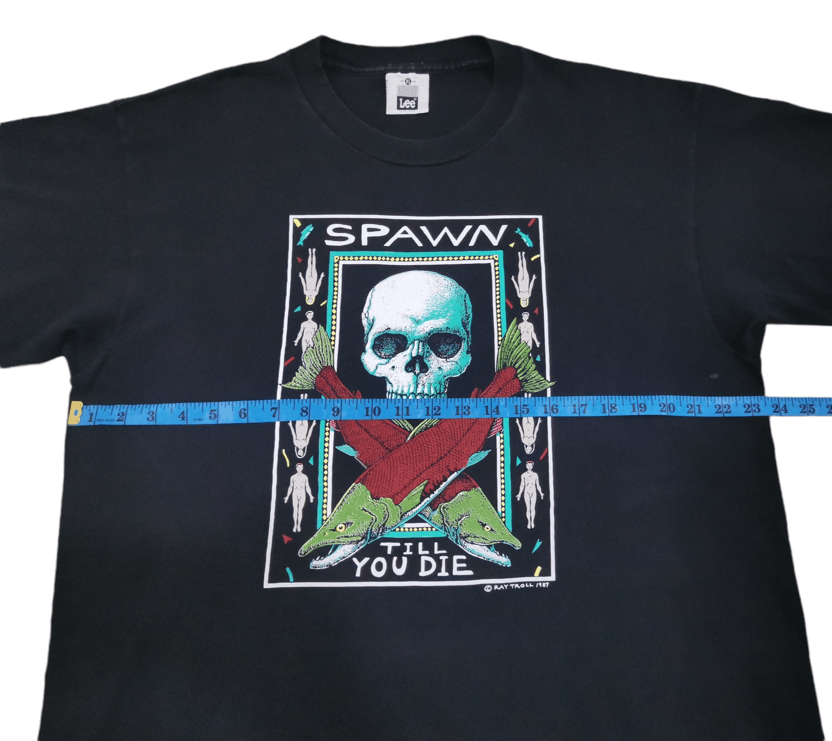 Expert Horror Vintage Spawn Movie 1987 Till You Die Tee Skull Horror Size US XL / EU 56 / 4 - 4 Thumbnail