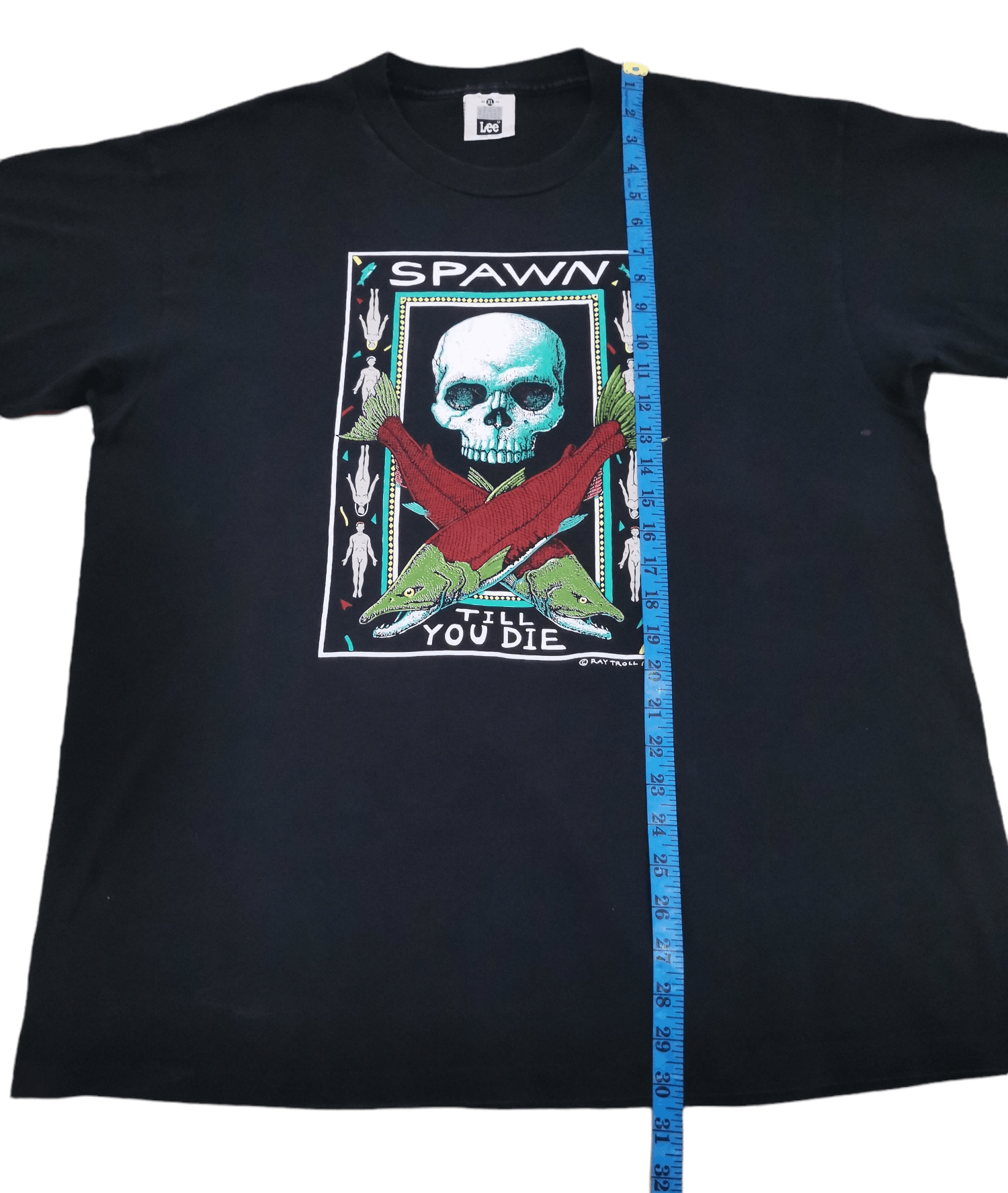 Expert Horror Vintage Spawn Movie 1987 Till You Die Tee Skull Horror Size US XL / EU 56 / 4 - 5 Thumbnail