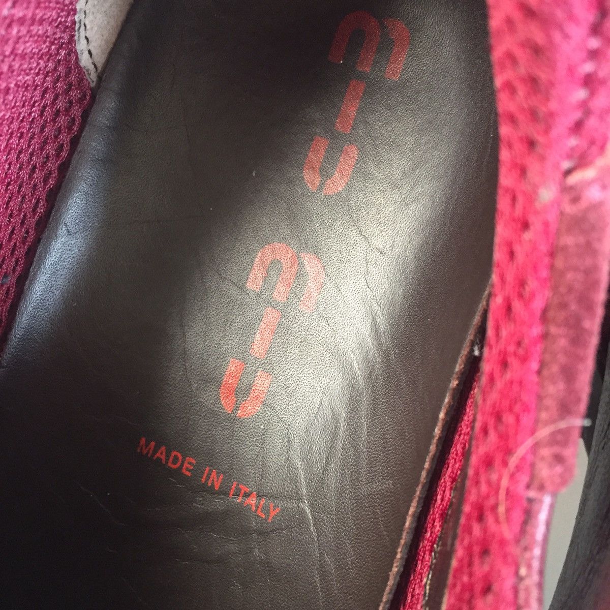 Miu Miu *Fits size 8.5* Miu miu tech rubber grip sole sneakers Size US 7 / EU 40 - 10 Thumbnail