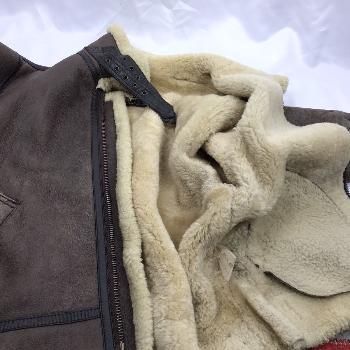 Other Genuine Leather Serge Hervet Bomber B3 Sheepskin Coat Size US L / EU 52-54 / 3 - 13 Thumbnail