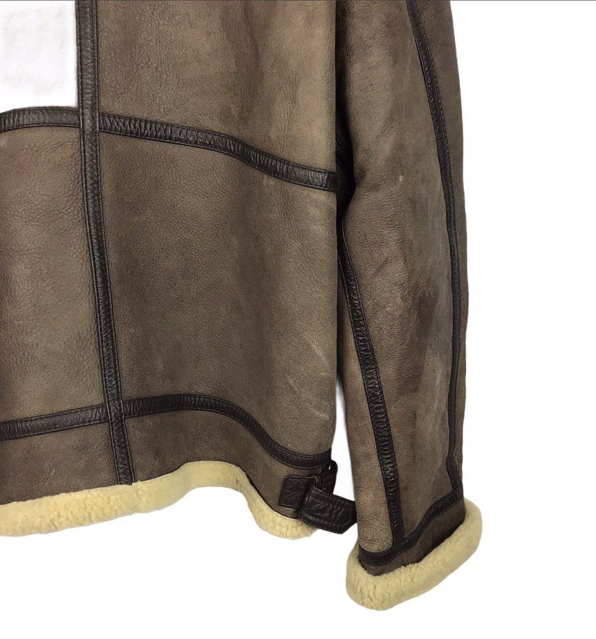 Other Genuine Leather Serge Hervet Bomber B3 Sheepskin Coat Size US L / EU 52-54 / 3 - 9 Thumbnail