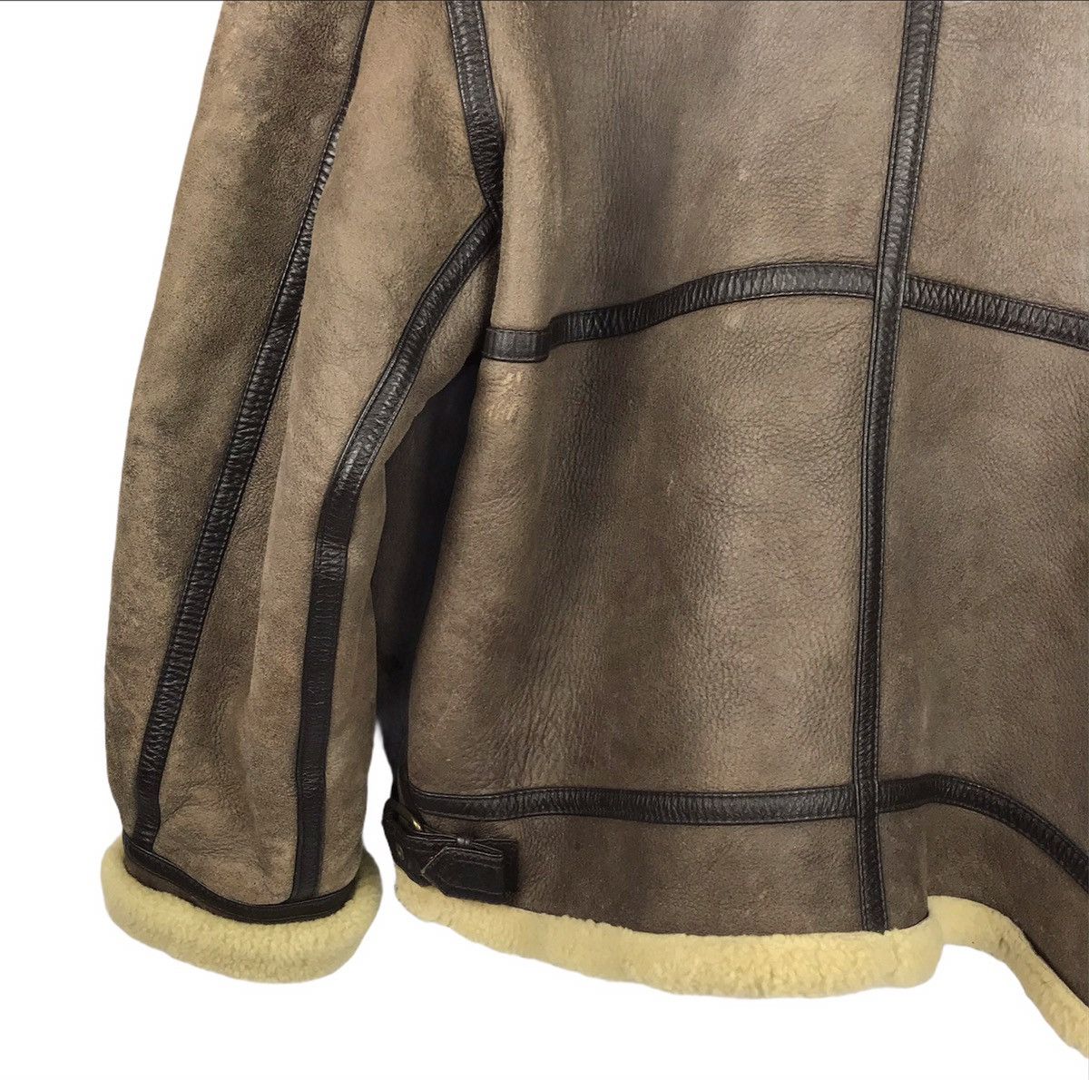 Other Genuine Leather Serge Hervet Bomber B3 Sheepskin Coat Size US L / EU 52-54 / 3 - 8 Thumbnail