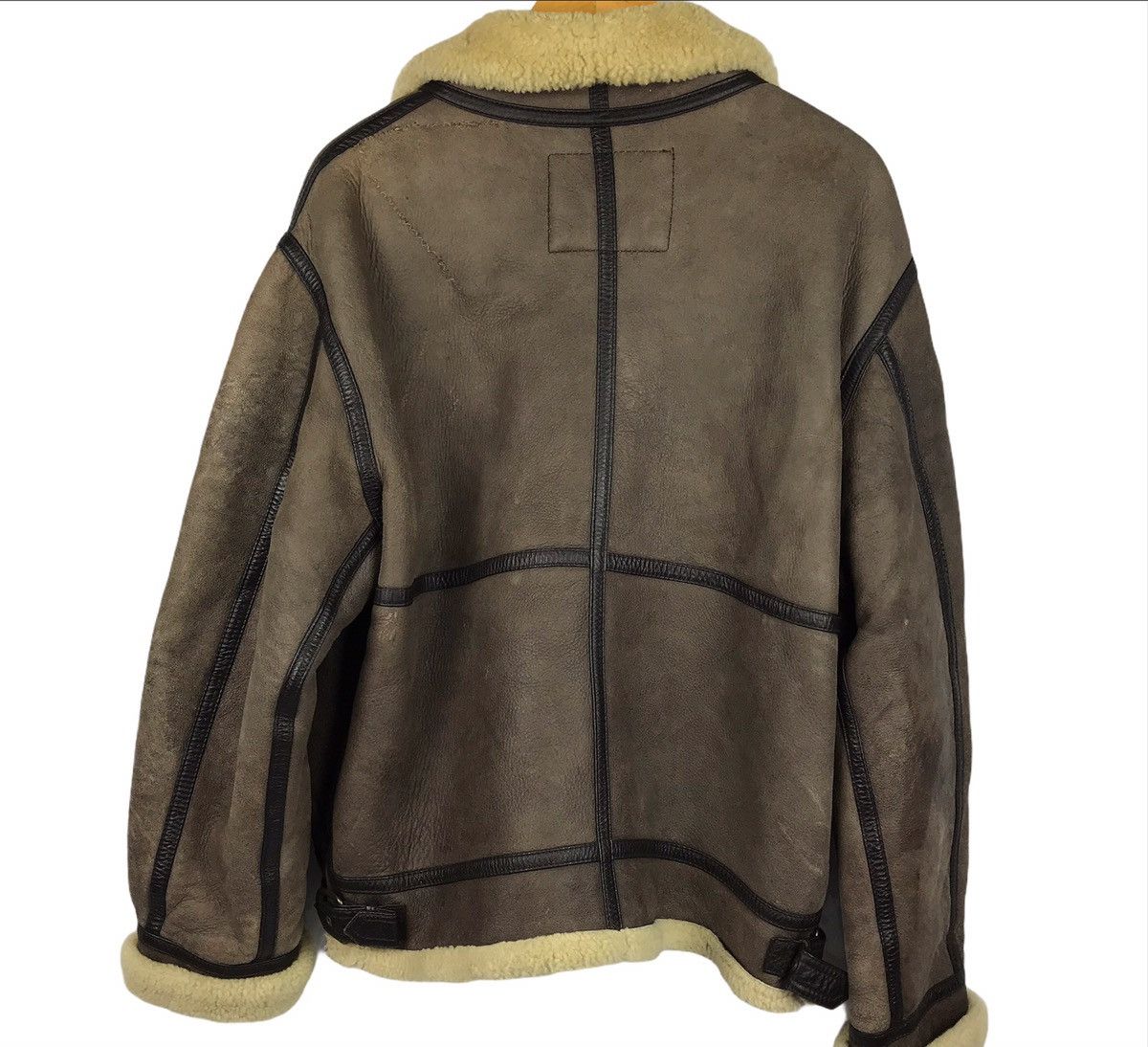 Other Genuine Leather Serge Hervet Bomber B3 Sheepskin Coat Size US L / EU 52-54 / 3 - 7 Thumbnail