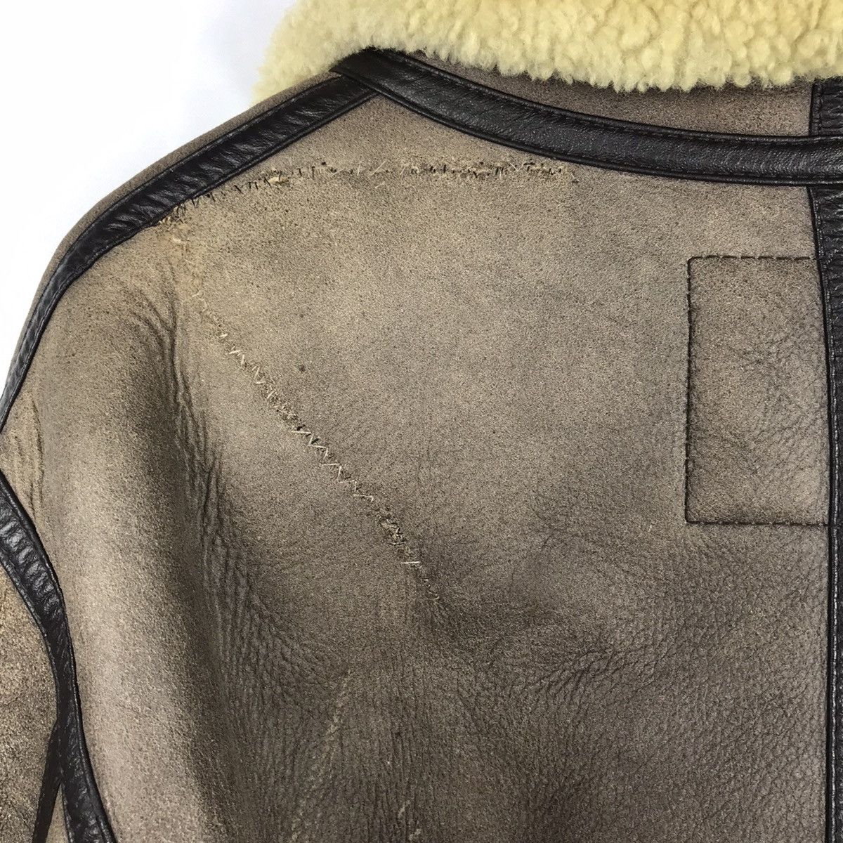 Other Genuine Leather Serge Hervet Bomber B3 Sheepskin Coat Size US L / EU 52-54 / 3 - 10 Thumbnail