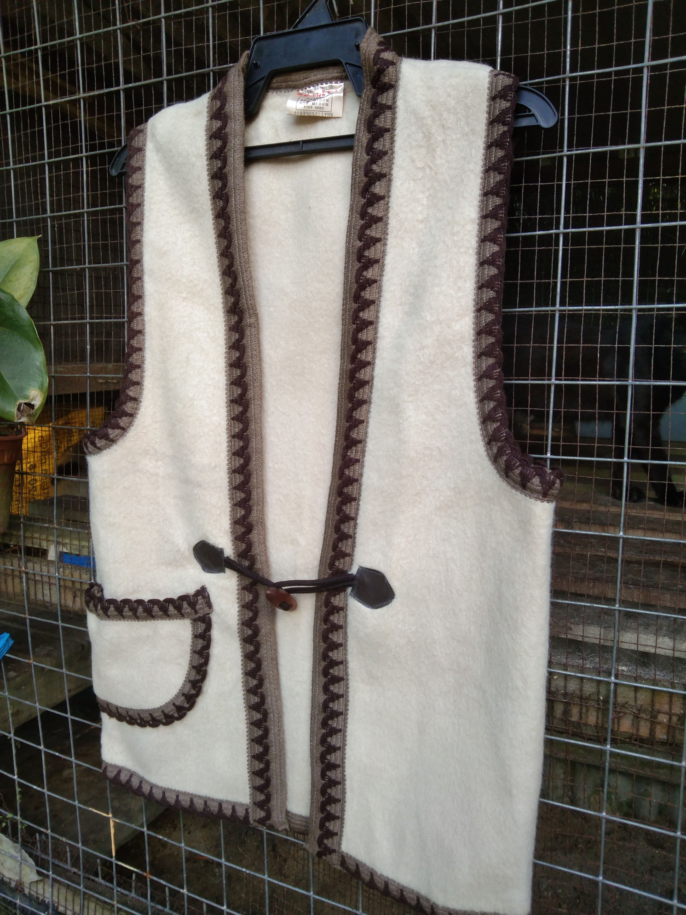 Japanese Brand NATIVE x CASHMERE DUFFLE VEST Size US M / EU 48-50 / 2 - 2 Thumbnail