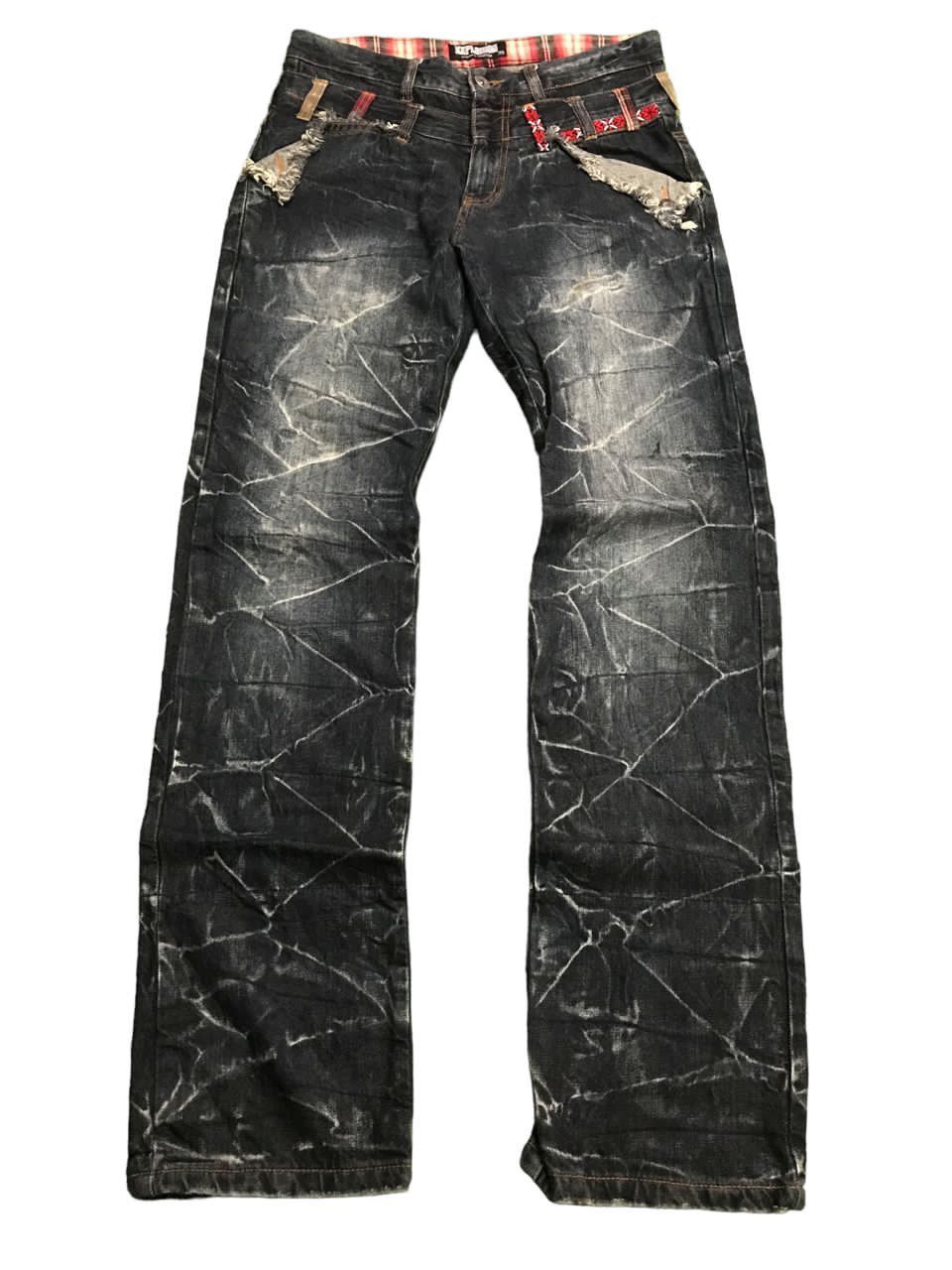 Japanese Brand Vintage Explosion Double Waist Nylaus Double Waist Jeans Size US 32 / EU 48 - 1 Thumbnail