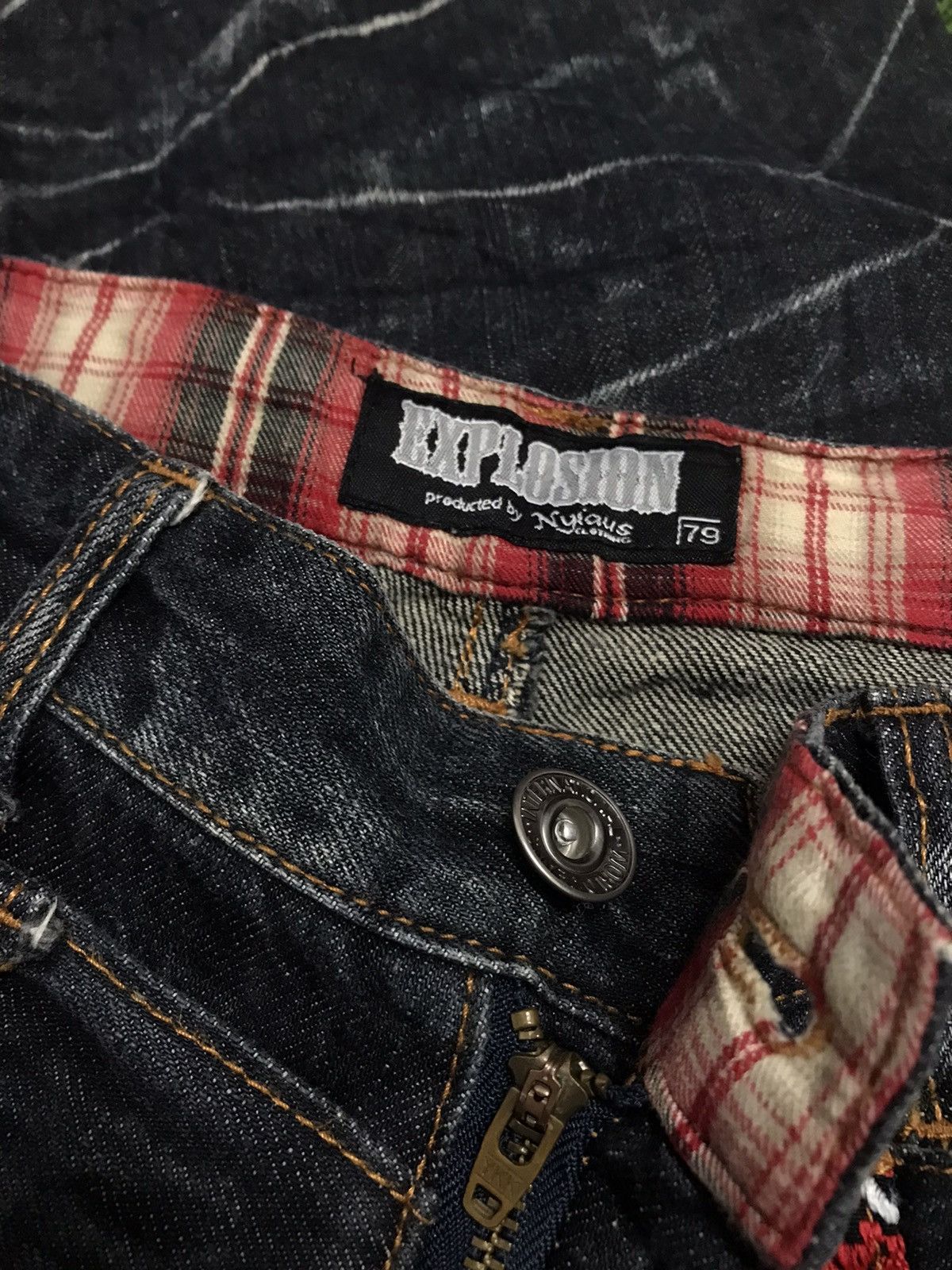 Japanese Brand Vintage Explosion Double Waist Nylaus Double Waist Jeans Size US 32 / EU 48 - 5 Thumbnail
