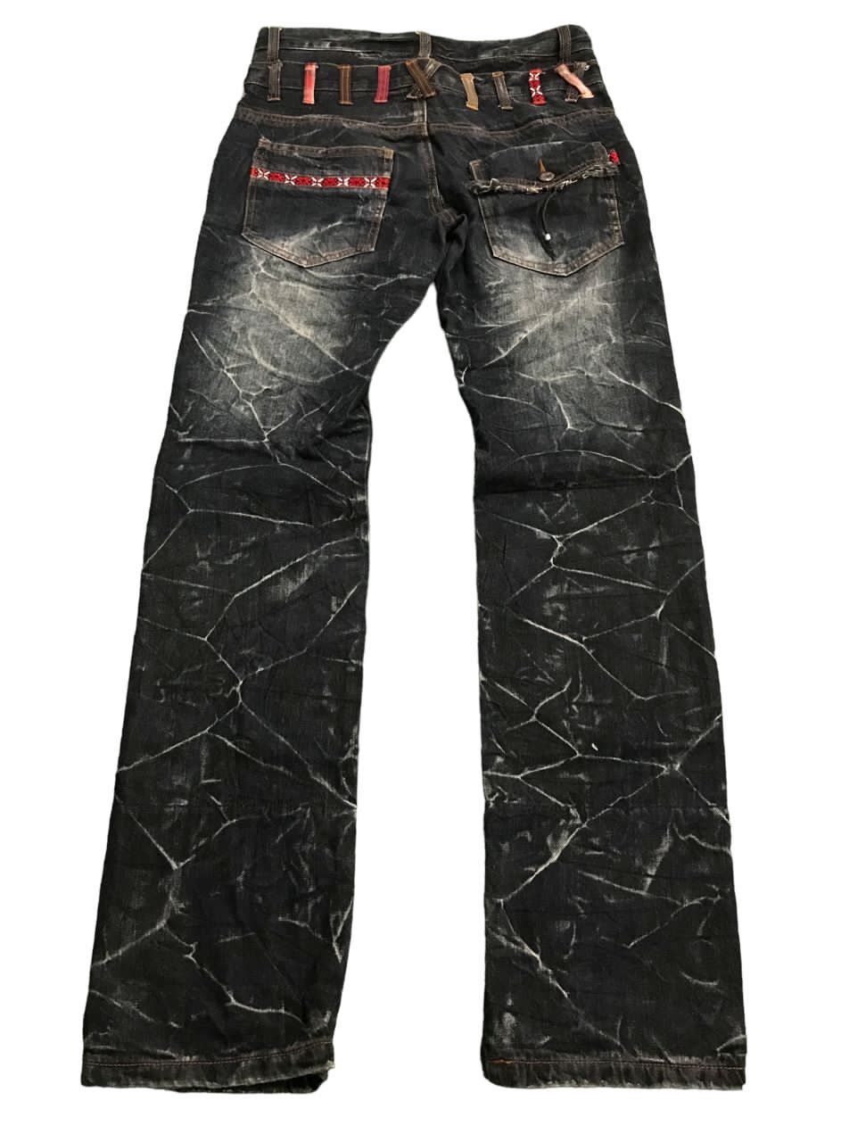 Japanese Brand Vintage Explosion Double Waist Nylaus Double Waist Jeans Size US 32 / EU 48 - 9 Thumbnail