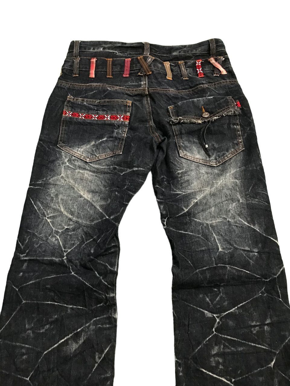 Japanese Brand Vintage Explosion Double Waist Nylaus Double Waist Jeans Size US 32 / EU 48 - 8 Thumbnail