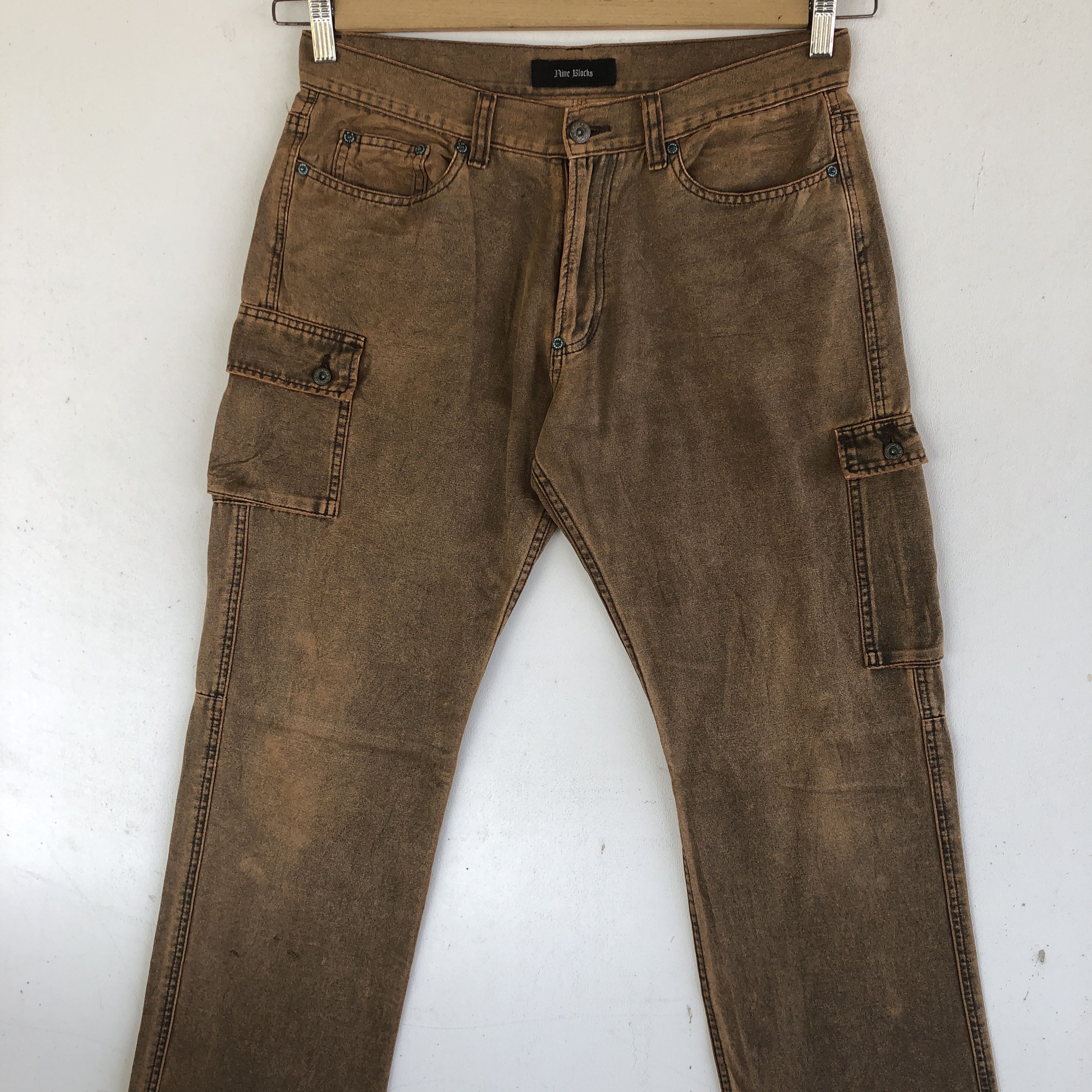 Japanese Brand × Vintage Vintage Japanese Cargo Pants Multi Pocket Bondage Trousers Size US 30 / EU 46 - 5 Thumbnail